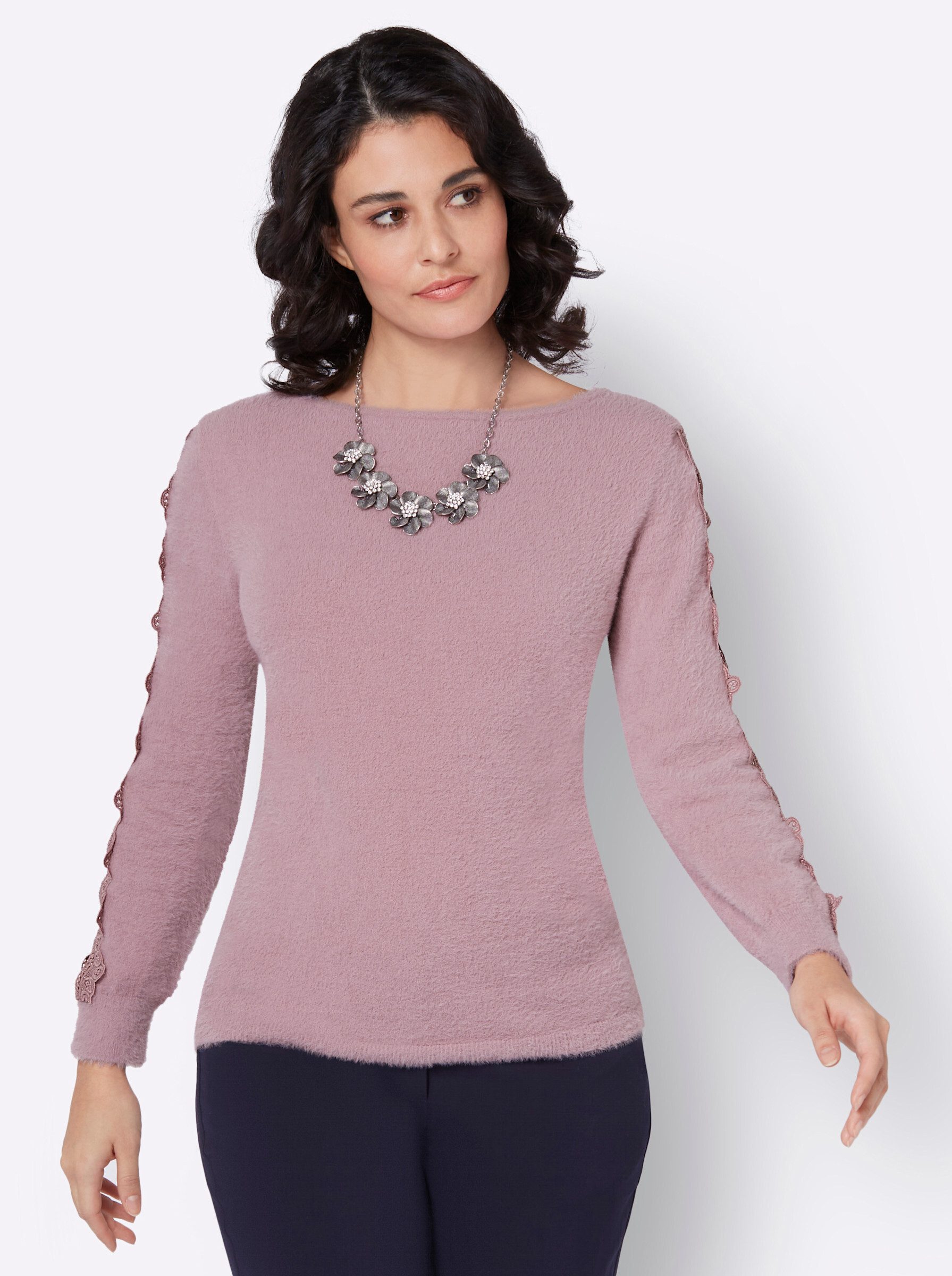 Strickpullover Langarm-Pullover