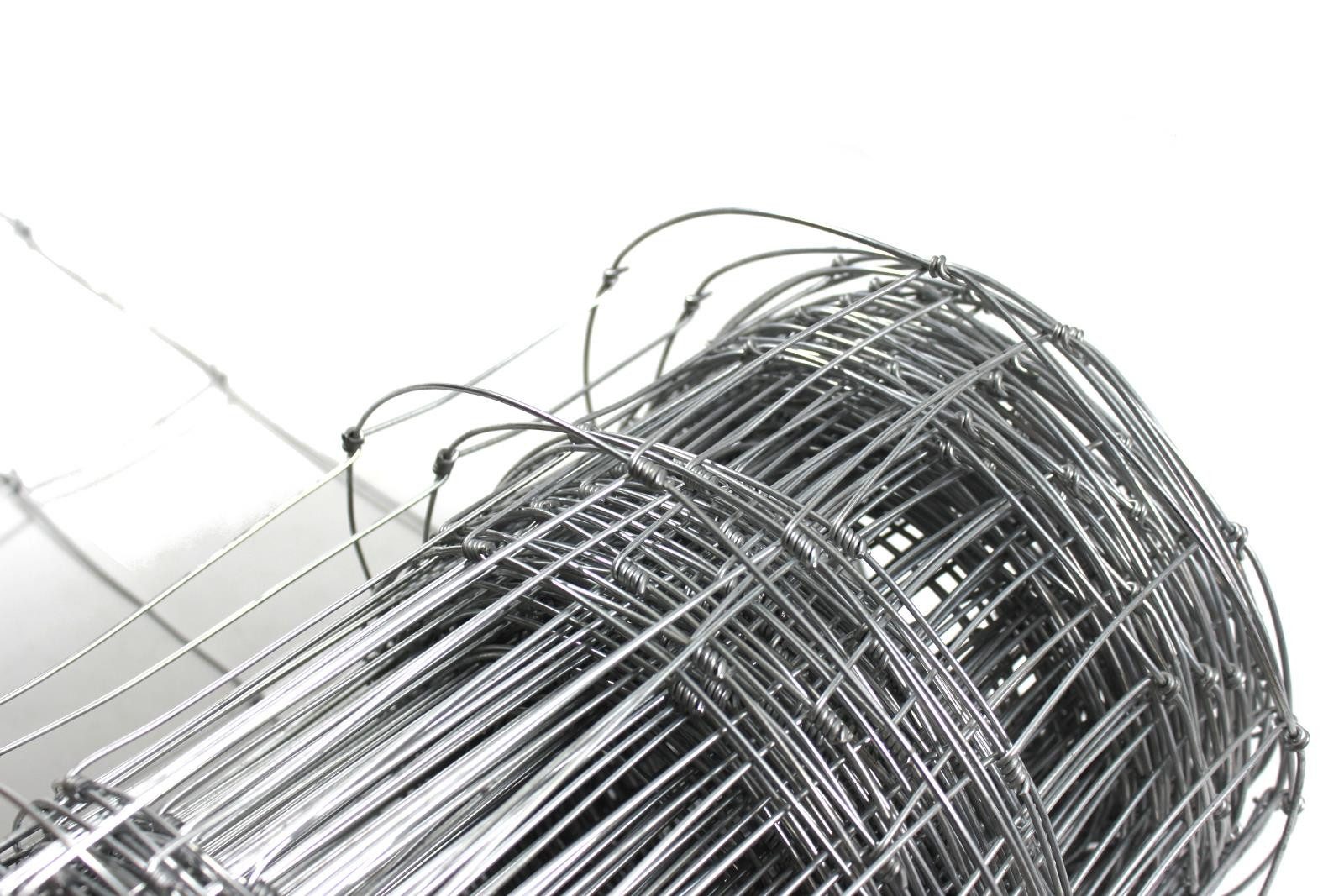 ESTEXO Gartenzaun Weidezaun Knotengeflecht Wildzaun 120/10/30 Draht Zaun 50 m Forstzau