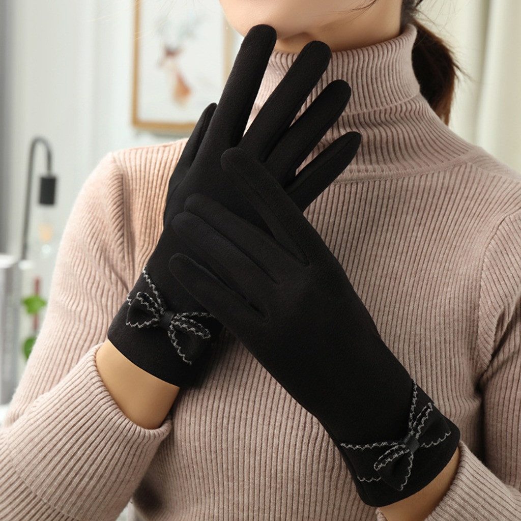 nsihing Thermohandschuhe Damen Winterhandschuhe, Warme Touchscreen Handschuhe mit Fleecefutter Winddicht & Warm, für Autofahren, Radfahren …