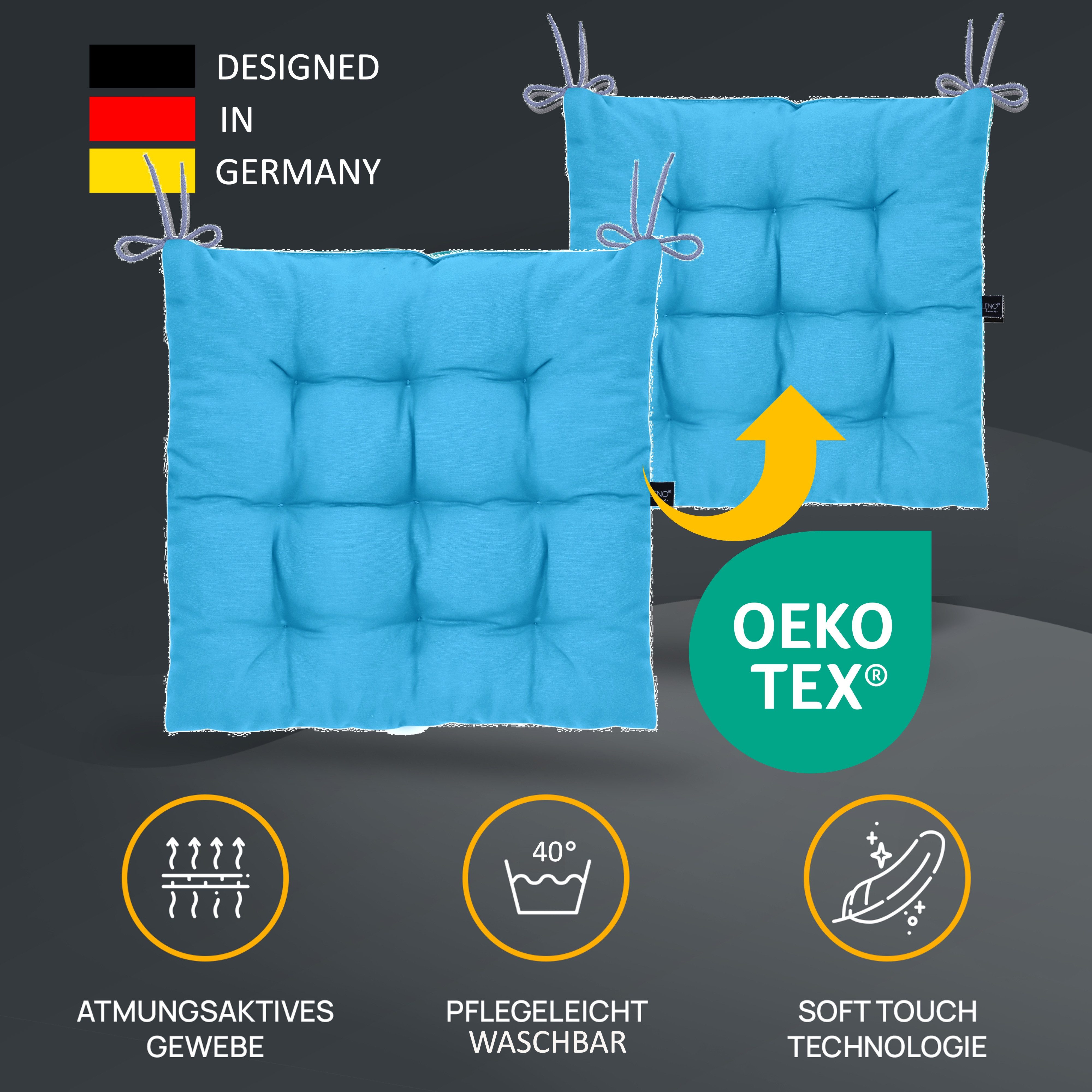 LILENO HOME Stuhlkissen Sitzkissen für Gartenstuhl, günstig online kaufen