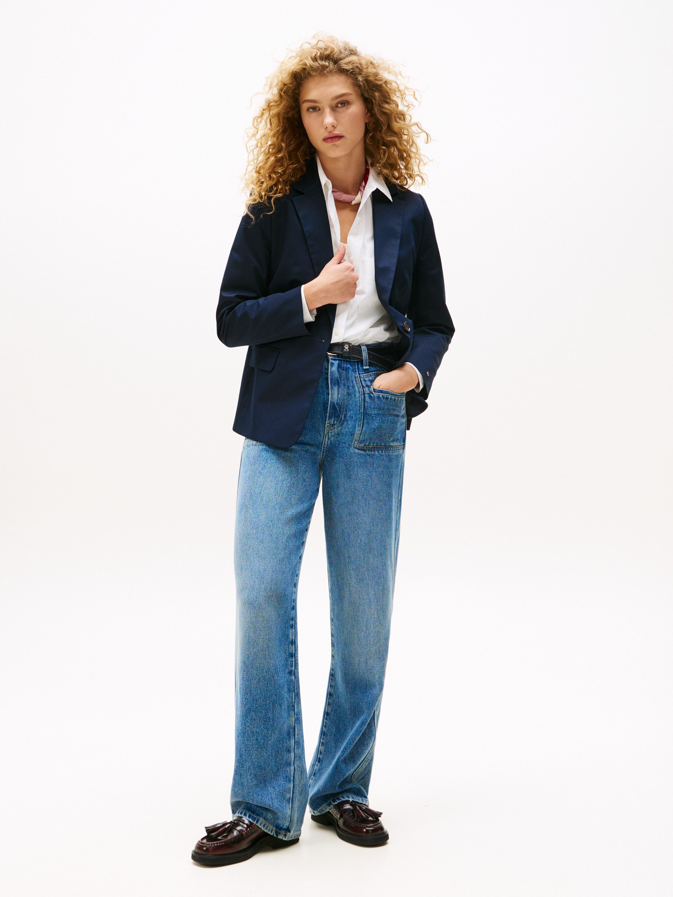 Tommy Hilfiger Kurzblazer COTTON SLIM BLAZER günstig online kaufen