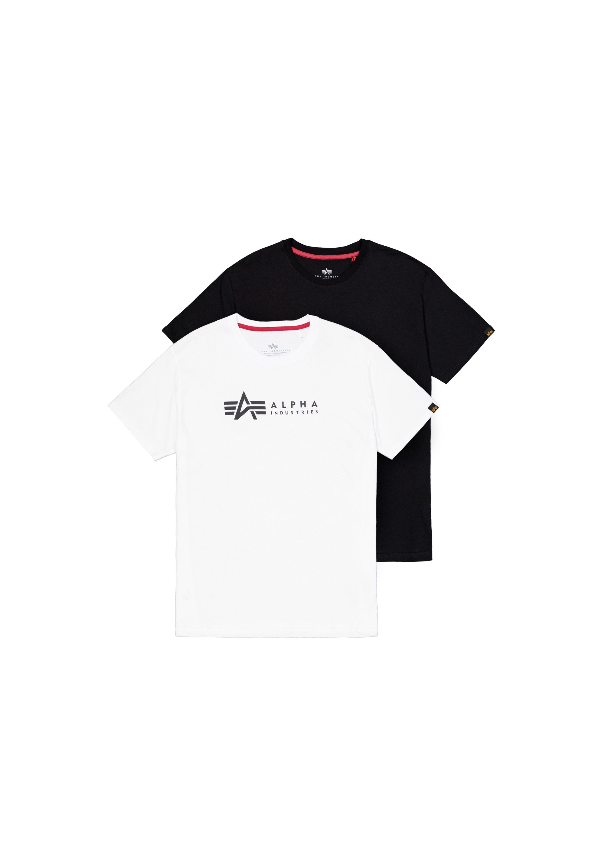 Alpha Industries T-Shirt Alpha Label T-Shirt 2 Pack günstig online kaufen
