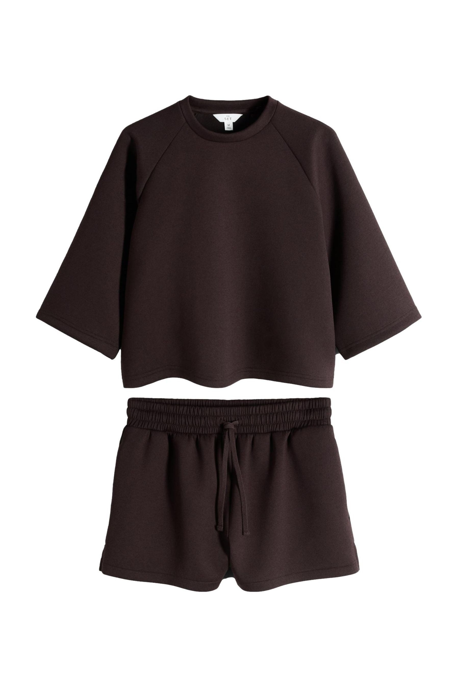 The Set Freizeitanzug The Set Scuba-Oberteil und Shorts, 2er-Pack (2-tlg)