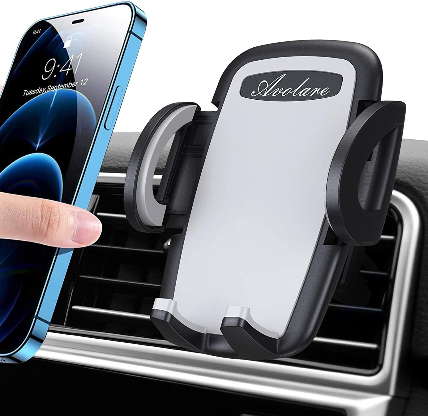 Quntis Handy-Halterung KFZ Handyhalterung 2-stufigen Autohalterung, (1-tlg., Ein Stück)