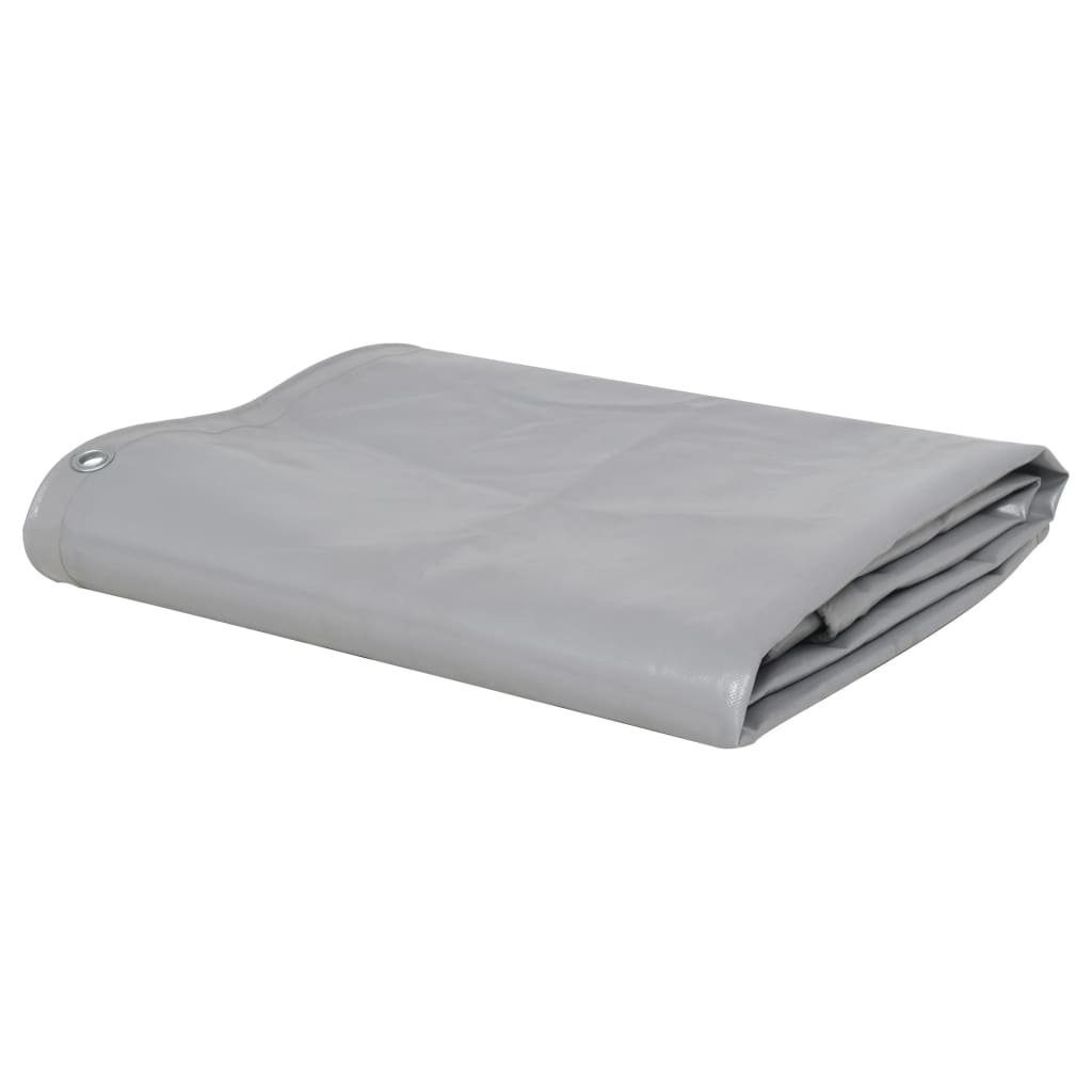 vidaXL Schutzplane Abdeckplane 650 g/m² 2,5 x 3,5 m Grau (1-St)