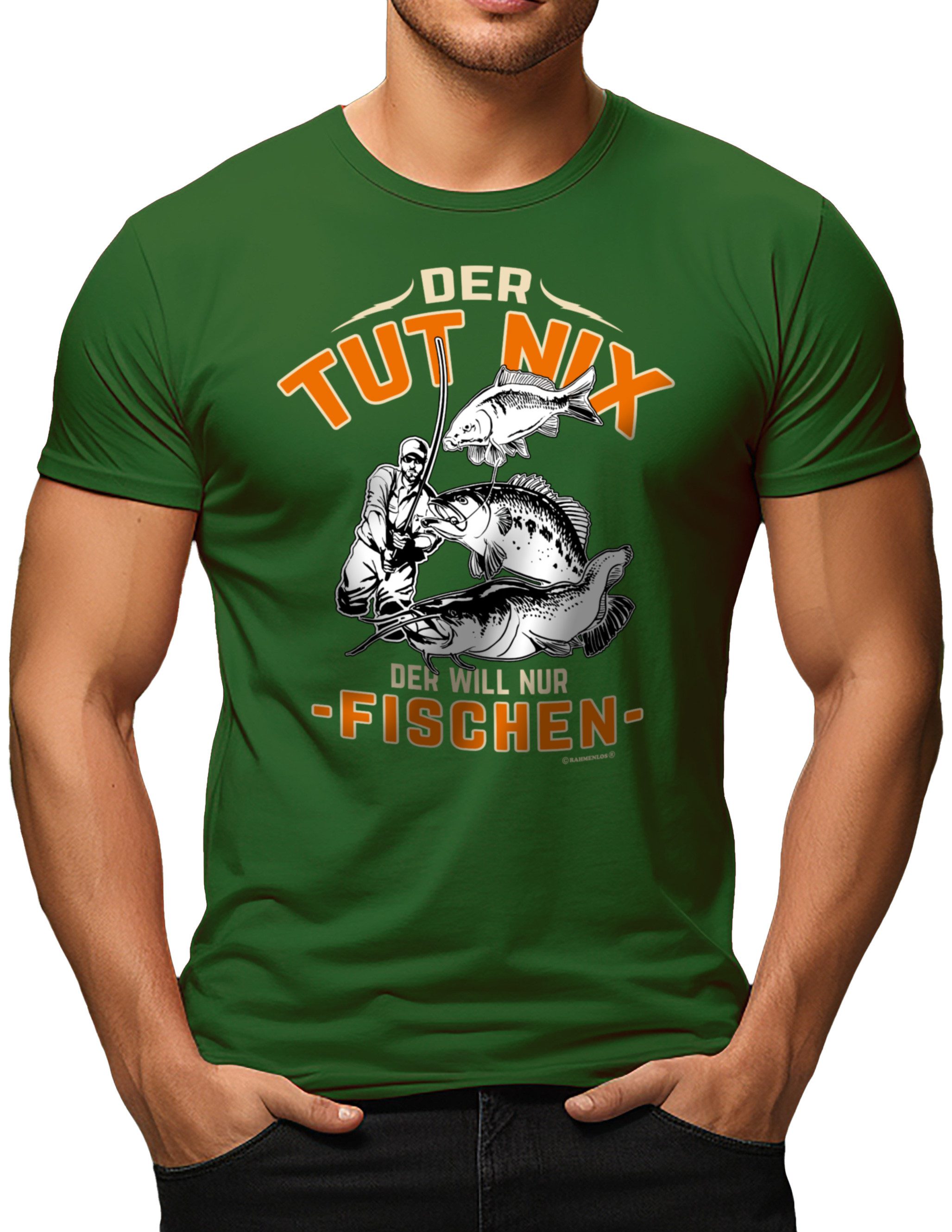 T-Shirt für den entspannten Angler: Der tut nix...