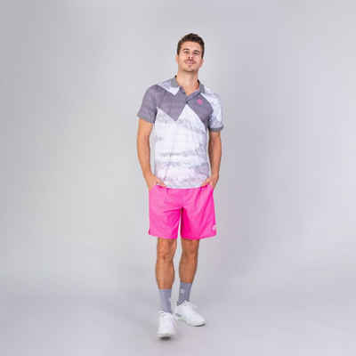 BIDI BADU Tennisshirt Idir Poloshirt für Herren in weiß