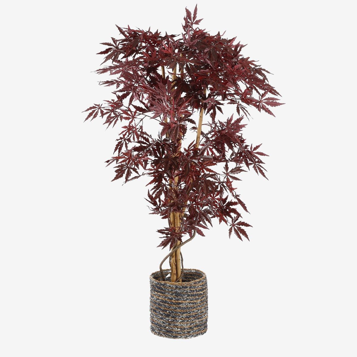 Kunstpflanze Mica Decorations Ahorn rot in plastic Topf - h150xd80cm, Mica Decorations, Höhe 150 cm – Bild 3 von 4