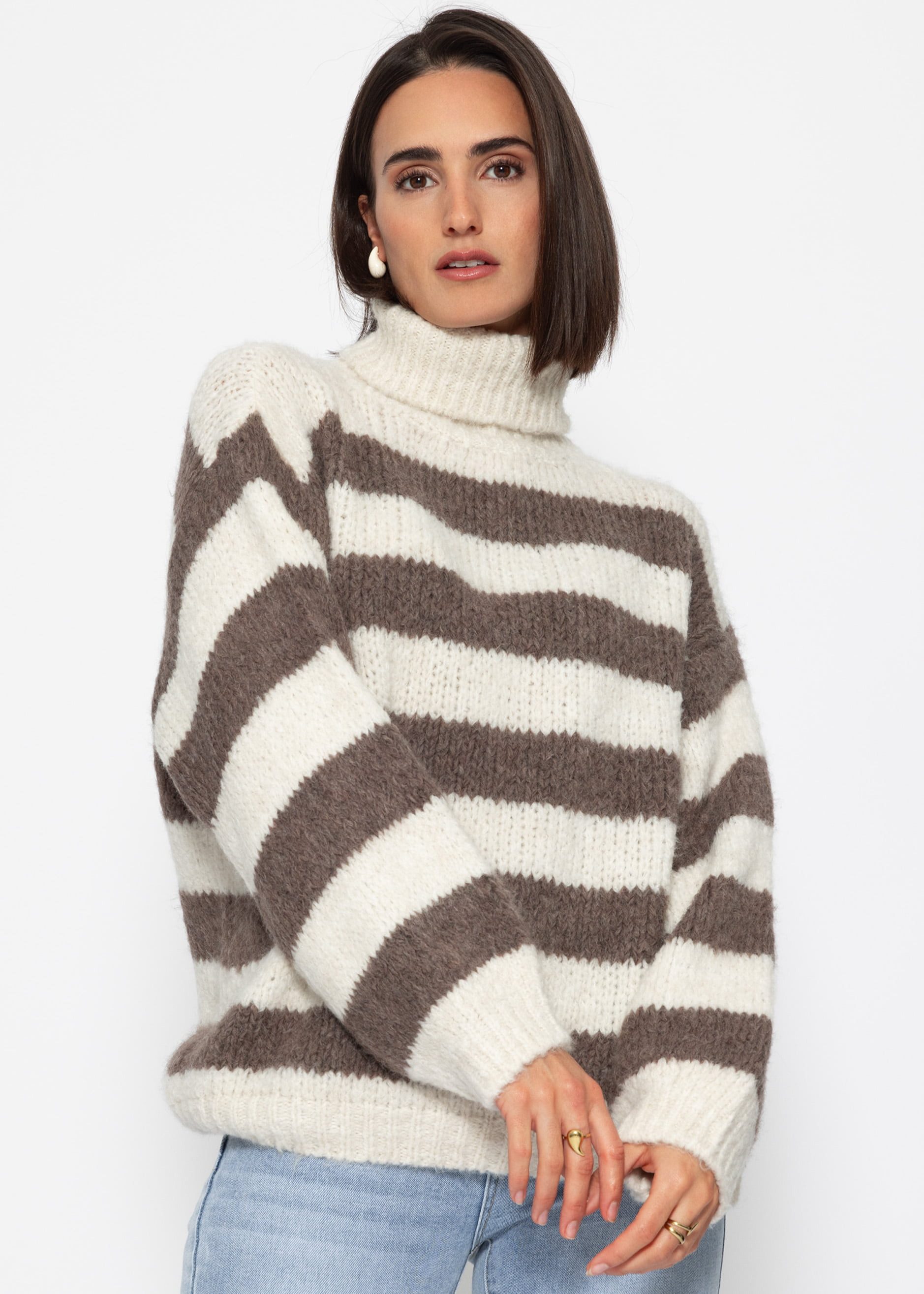 SASSYCLASSY Strickpullover Oversize Pullover Damen Winter günstig online kaufen