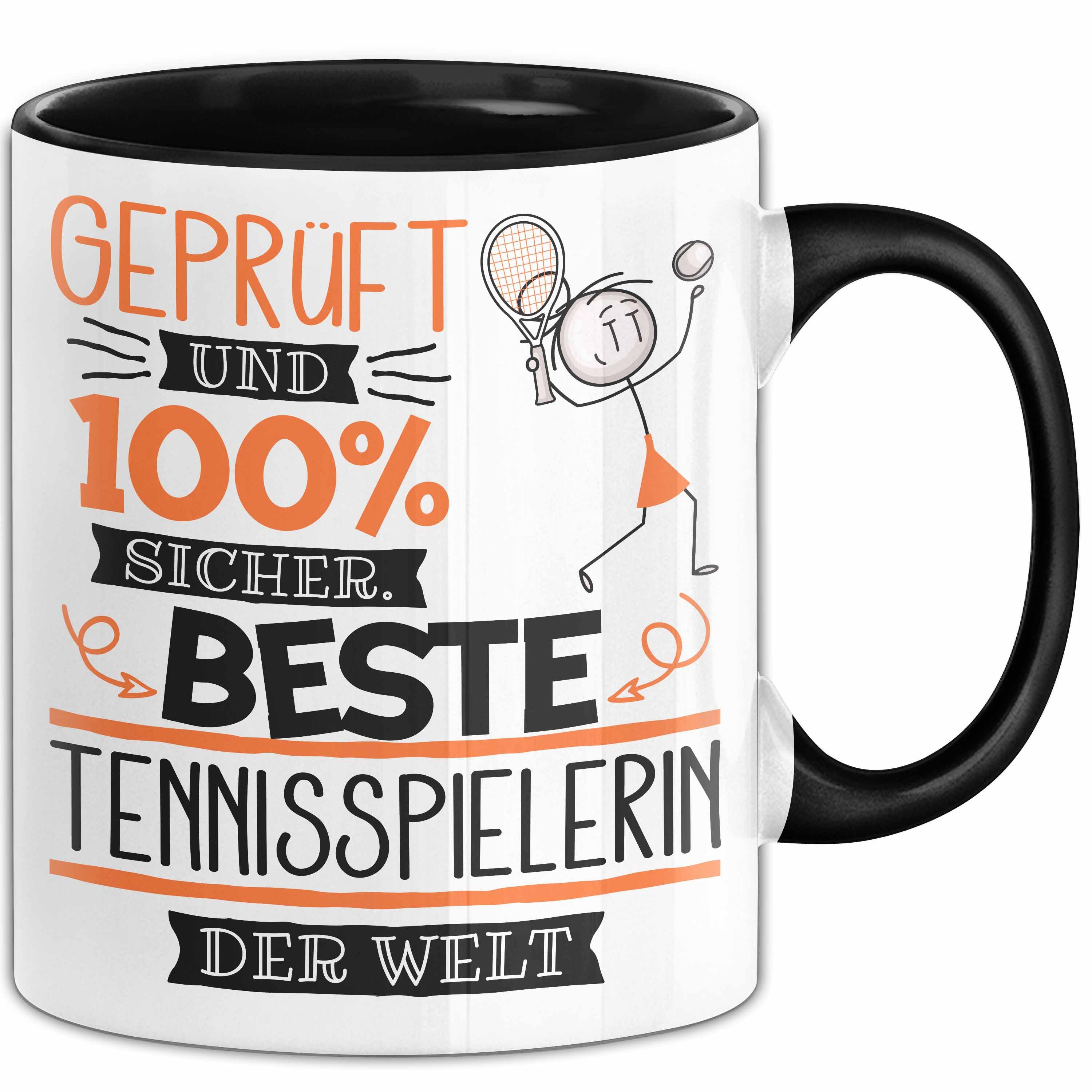 Trendation Tasse Beste Tennisspielerin Der Welt Tasse Geschenk für Eine Tennisspieler