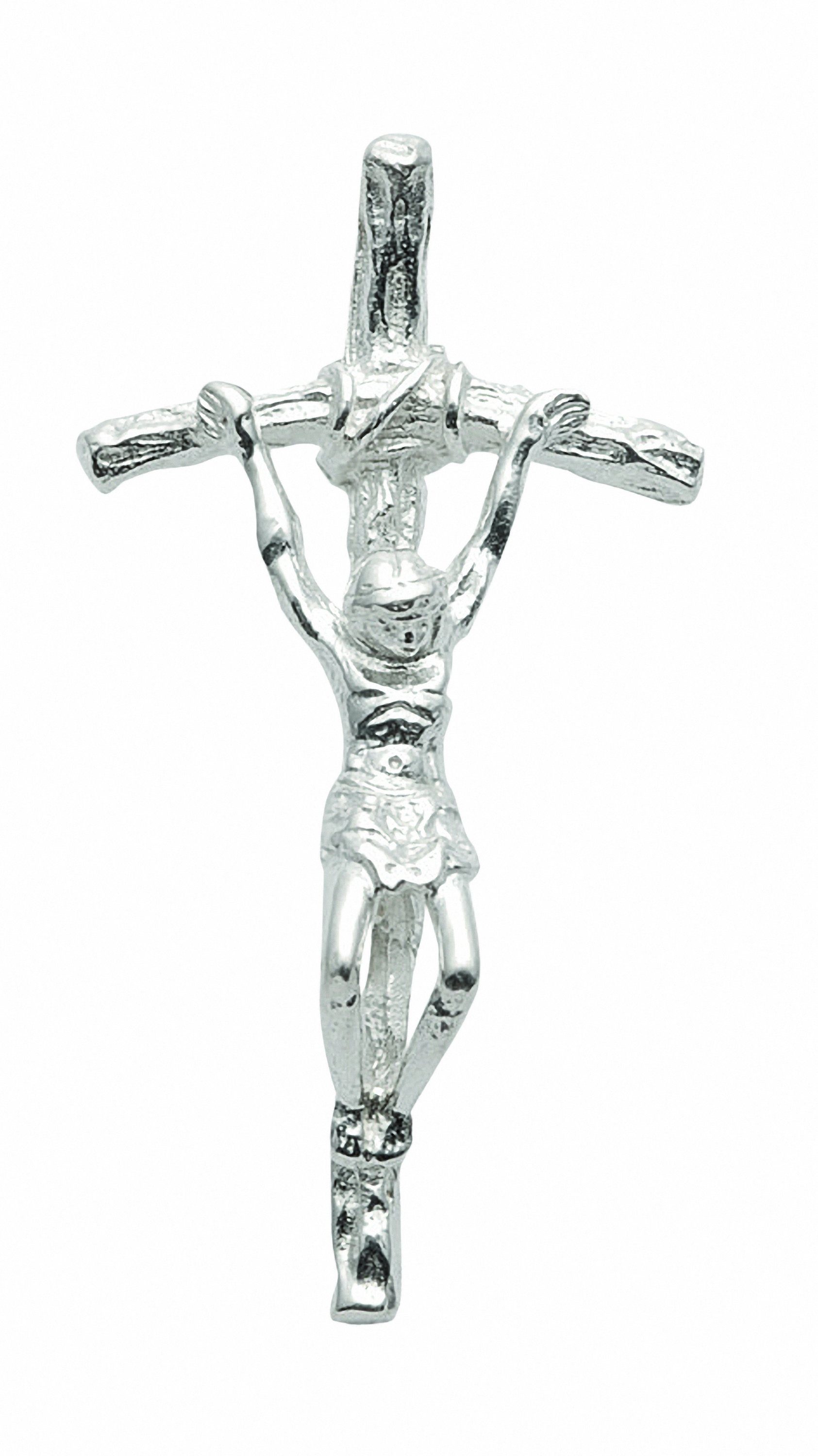 - 925 Halskette Set Kette Silber Anhänger Korpus, mit Anhänger Schmuckset Kreuz Adelia´s mit