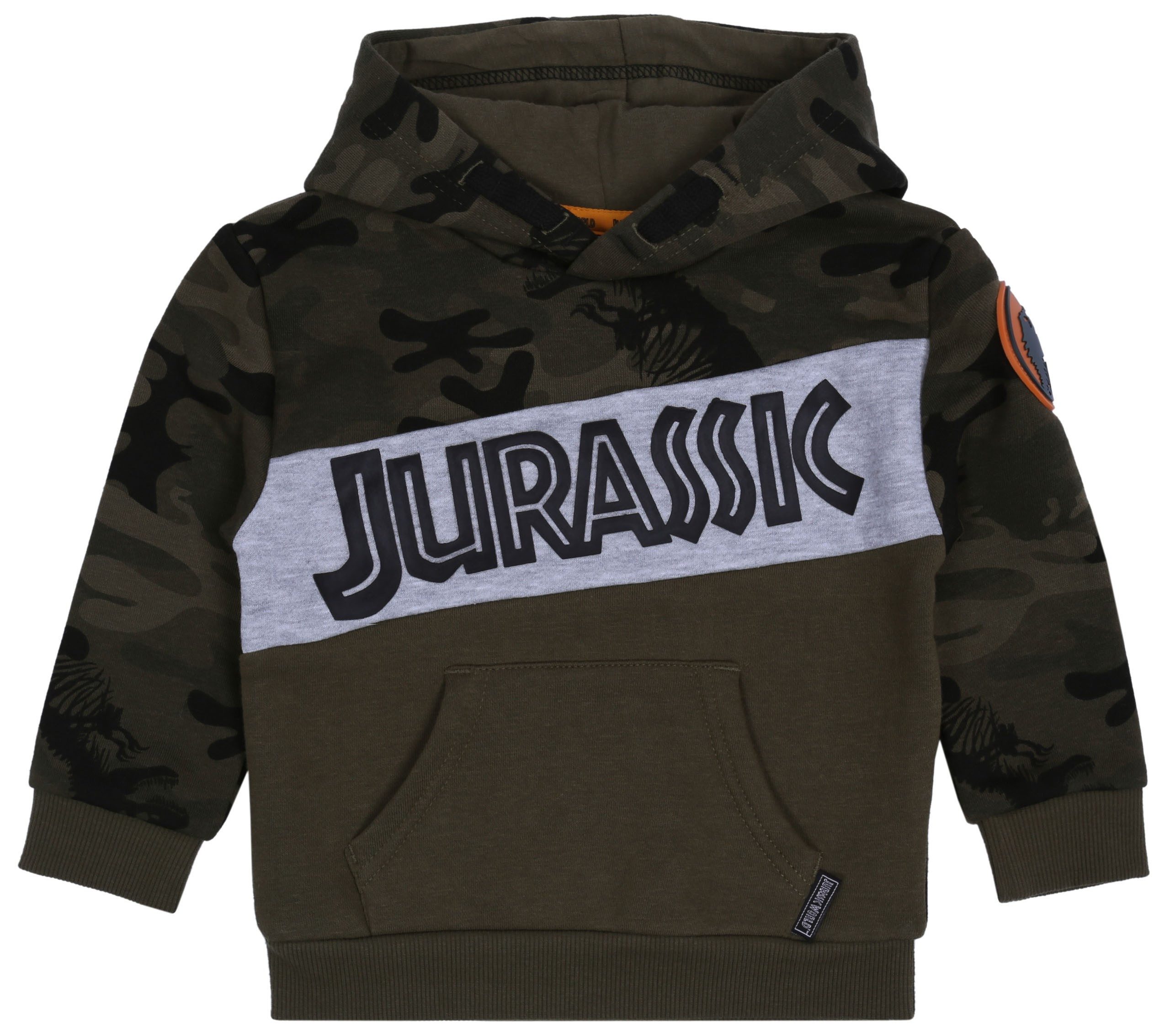 Jurassic World Kapuzensweatshirt Jugendhafte Bluse in Tarnfarbe mit Kapuze Jurassic World 3-4 Jahre