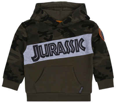 Sarcia.eu Kapuzensweatshirt Jugendhafte Bluse in Tarnfarbe mit Kapuze Jurassic World 2-3 Jahre