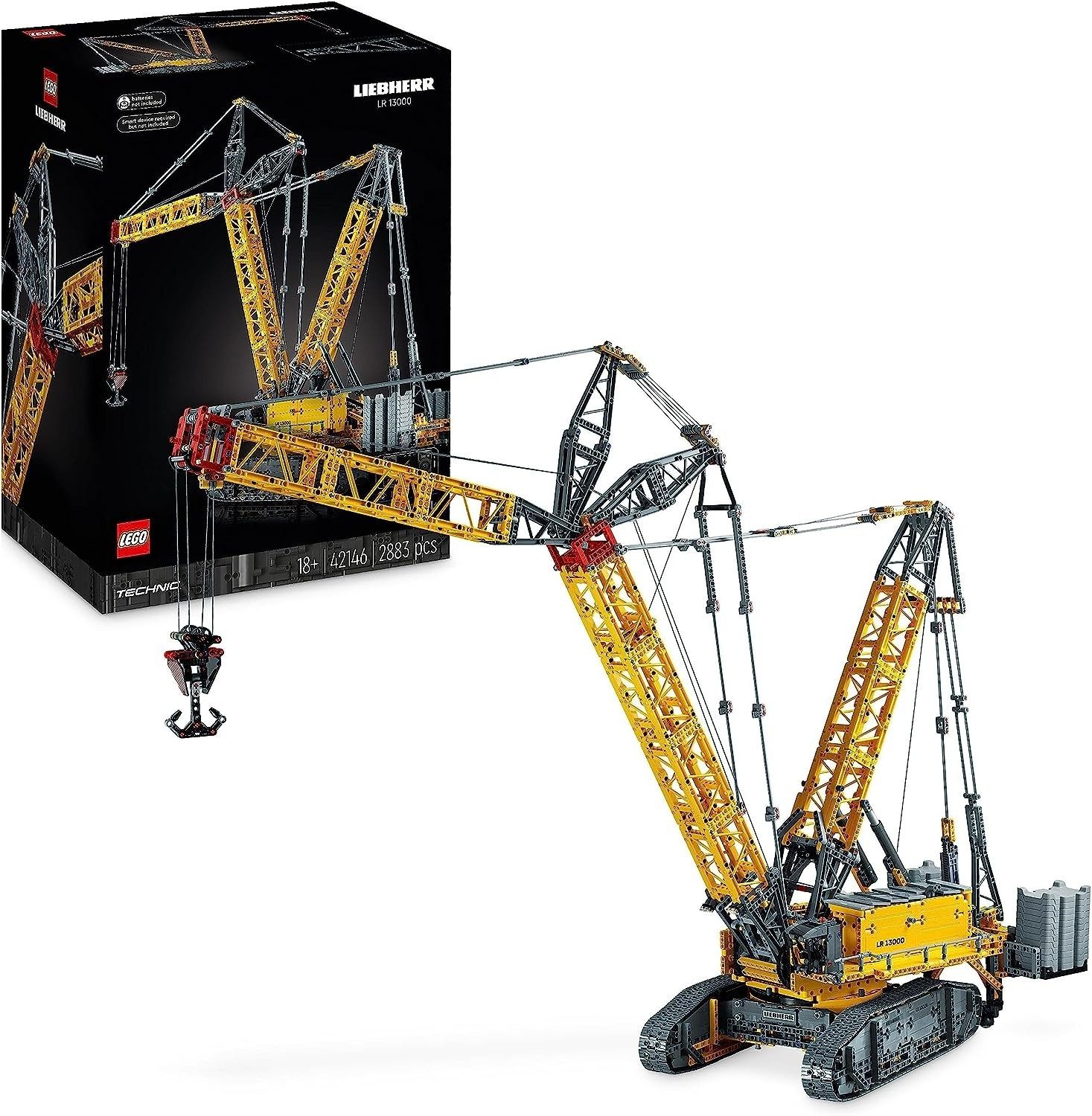 LEGO® Technic Liebherr LR 13000 Raupenkran Konstruktionsspielsteine, (Liebherr LR 13000 Raupenkran, Klemmbausteine), Made in Europe