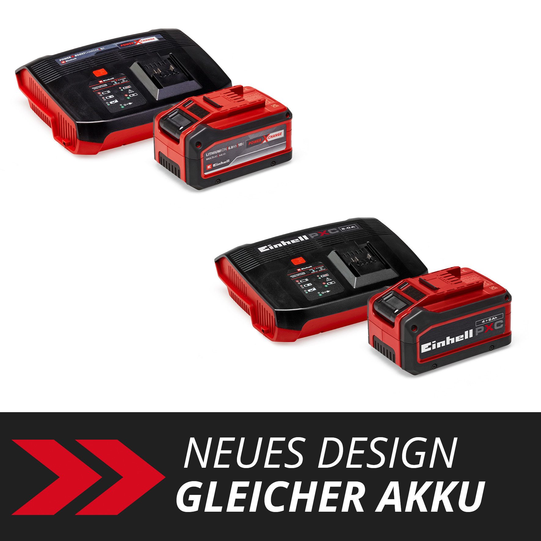 Einhell 18V 4-6Ah & 6A Boostcharger Akku-Ladestation (Packung, 2-tlg., inkl. Akku) – Bild 2 von 3