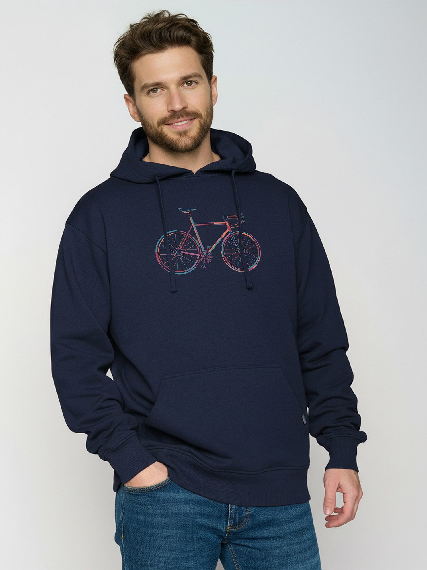 GreenBomb Hoodie Joy Colors (1) weitgeschnittener Hoodie, Oversize, aufgesetzte Fronttasche