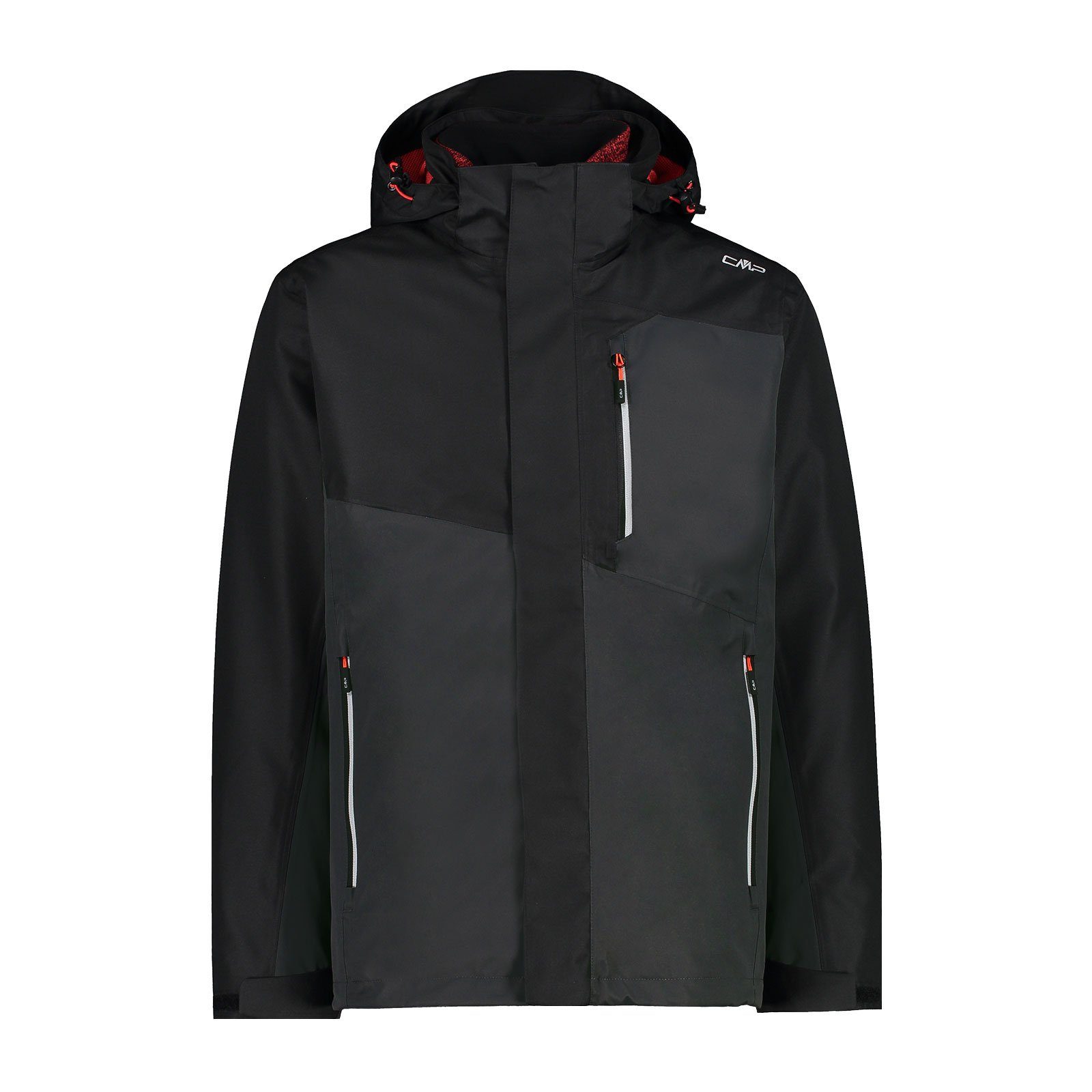 3-in-1-Funktionsjacke Jacket Zip Hood Detachable Inn Jacket