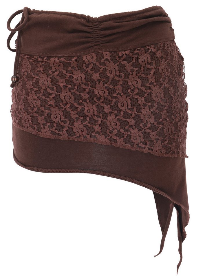 Guru-Shop Minirock Pixi Zipfelrock, Goa Top, Minirock, Elfenrock.. alternative Bekleidung