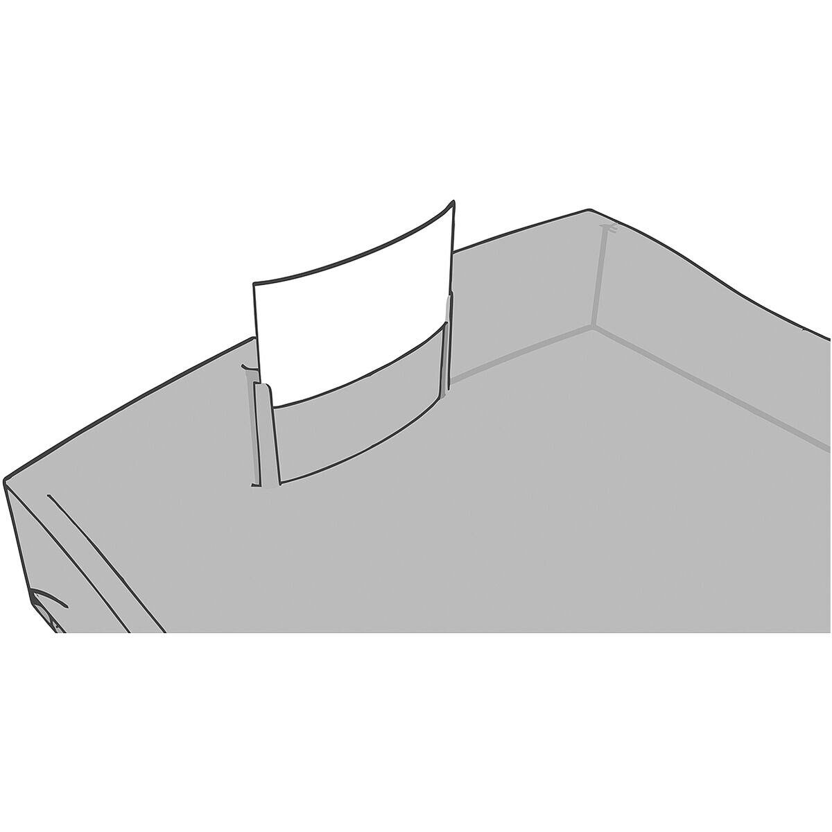 HAN Schubladenbox Impuls, mit 4 klar/transparent Schubladen, stapelbar geschlossen