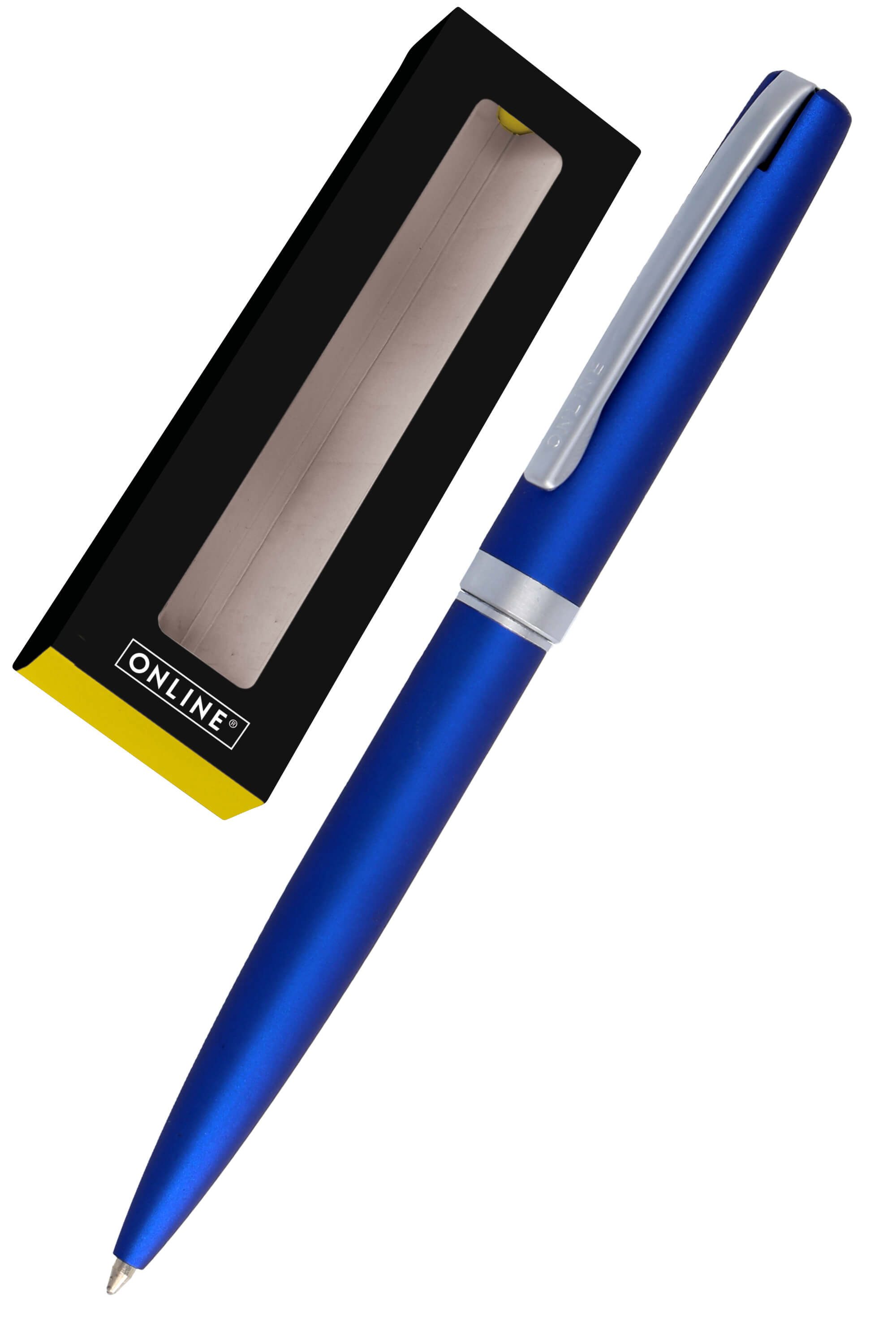 Online Pen Kugelschreiber Eleganza Drehkugelschreiber, (aus Metall, dokumentenechte Kugelschreibermine schwarz), in Geschenkbox