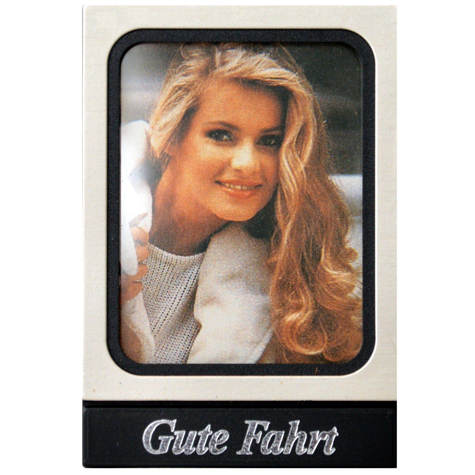 HR Autocomfort Bilderrahmen Auto PKW Bilderrahmen Fotorahmen GUTE FAHRT aus 1980; selbstklebend