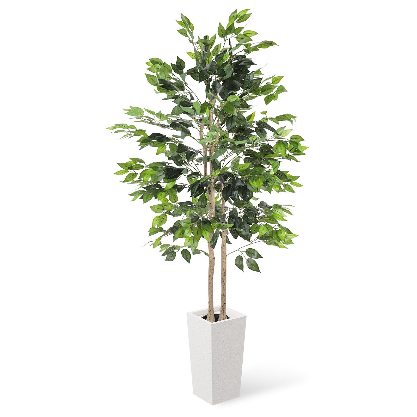 Kunstpflanze Künstliche Pflanzen Dracaena/ Ficus/ Bambus/ günstig online kaufen