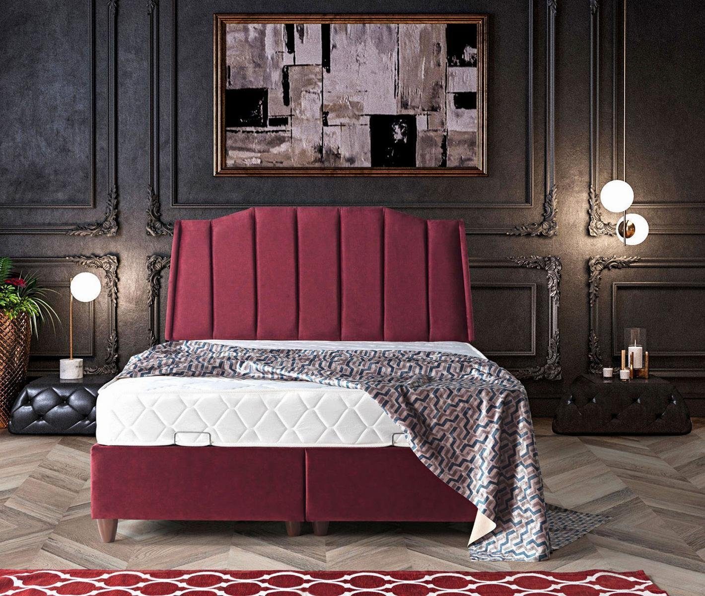 JVmoebel Bett Neu In Polster Möbel Europe Design Bett Made Betten Luxus Betten Schlafzimmer (Bett), Modern