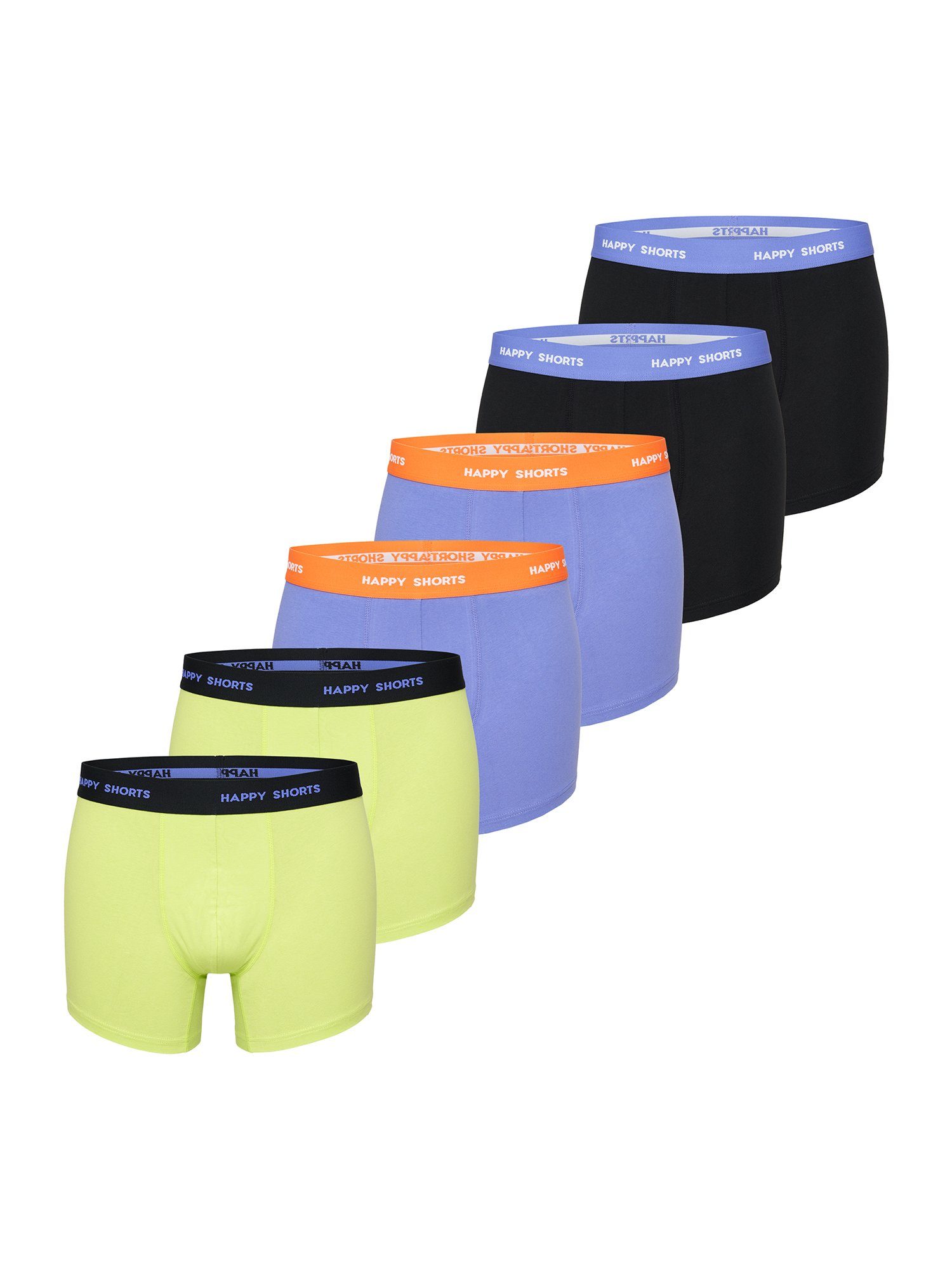 HAPPY SHORTS Retro Pants Jersey (6-St) Retro-Boxer Retro-shorts unterhose