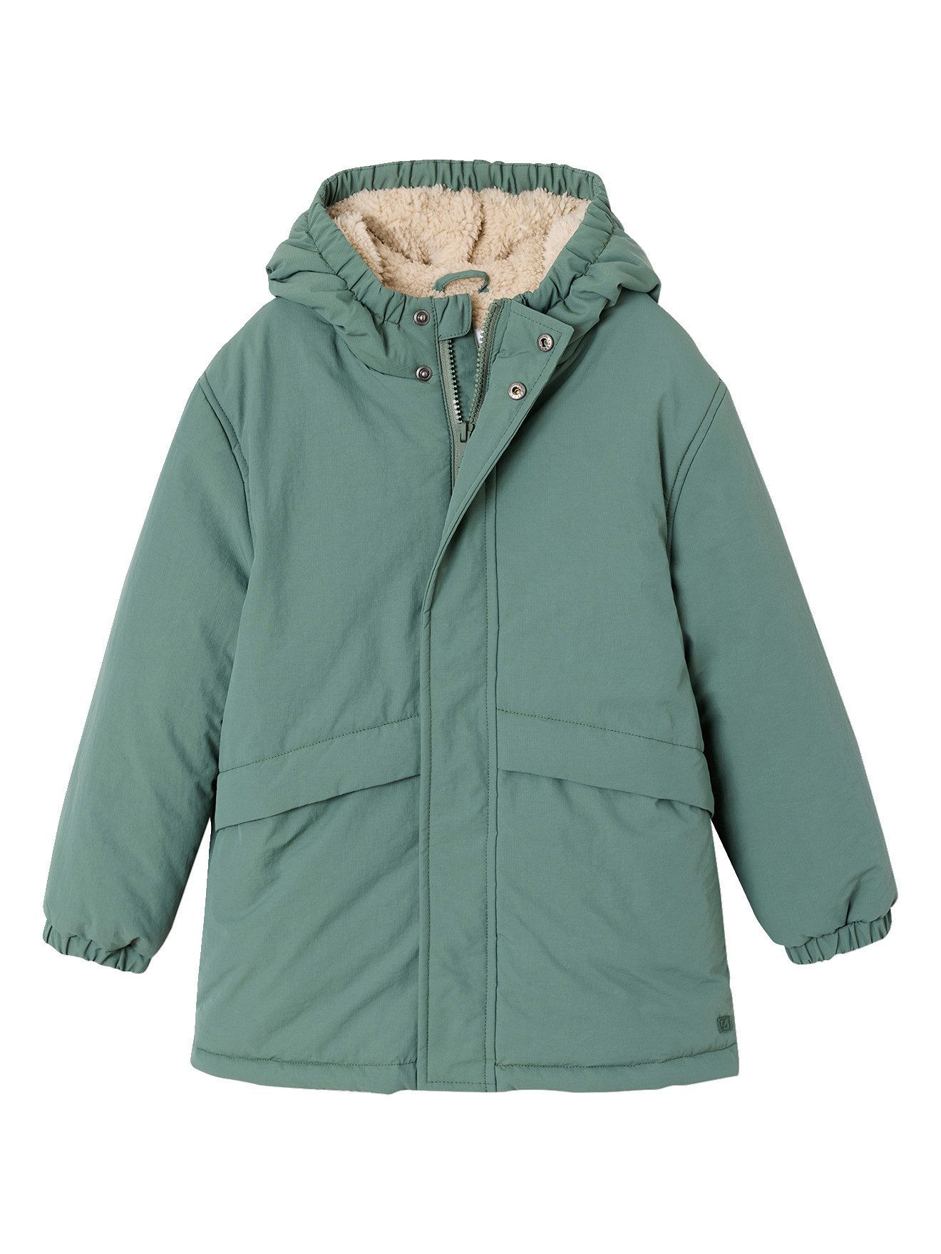 vertbaudet Parka Jungen Winterparka mit Webpelzfutter