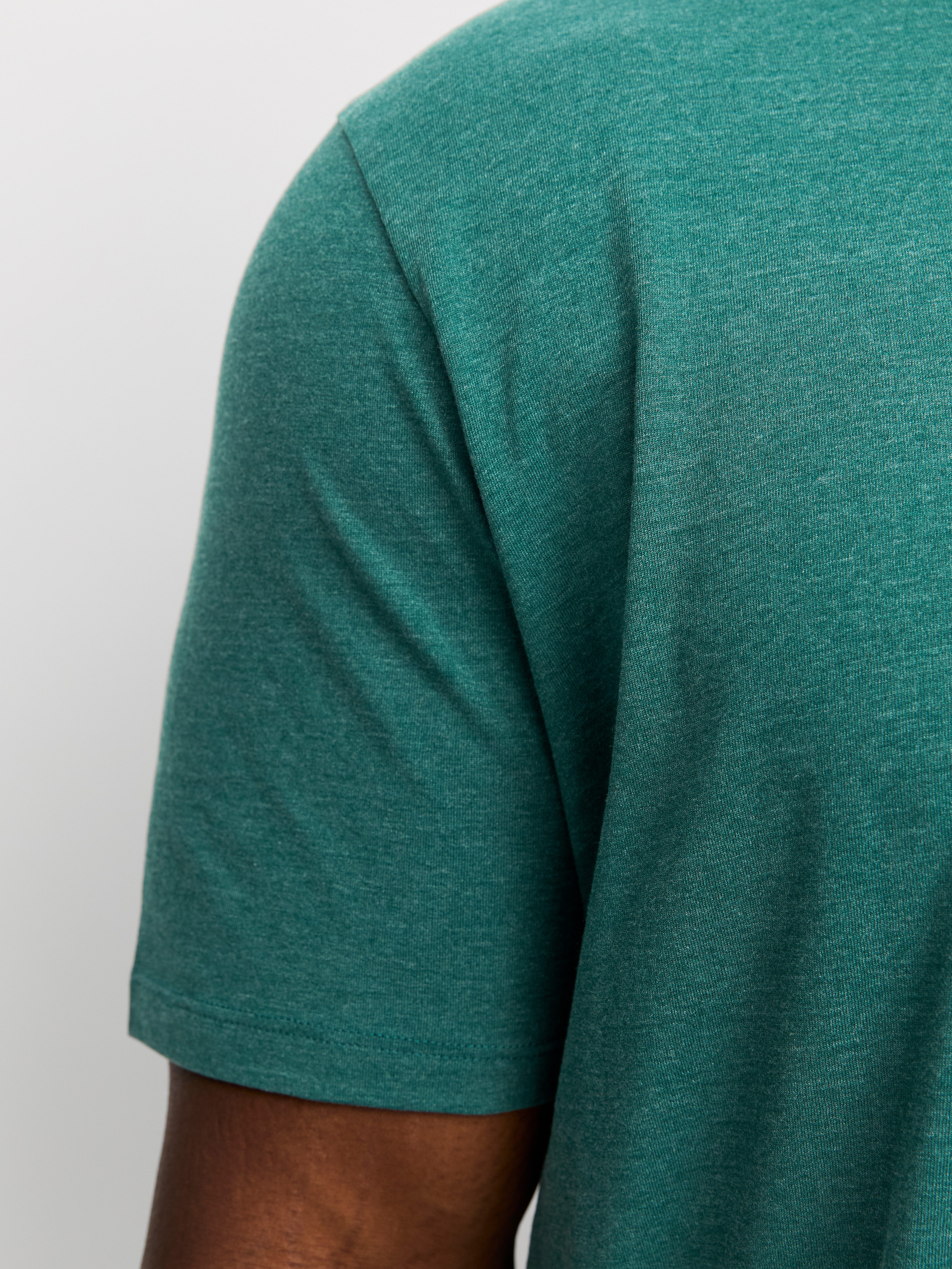 Jack & Jones PlusSize Rundhalsshirt JJEORGANIC MEL TEE SS O-NECK NOOS PLS