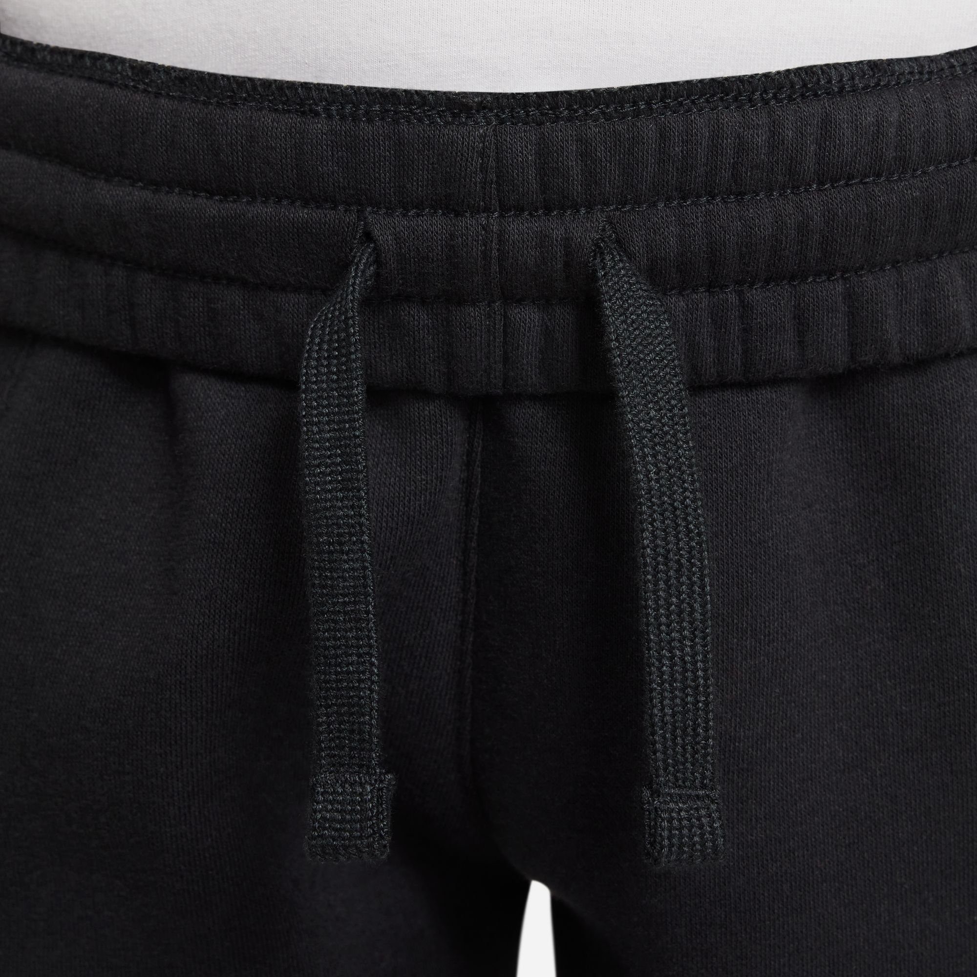 PANTS KIDS' Nike Jogginghose JOGGER CLUB FLEECE BLACK/WHITE BIG Sportswear