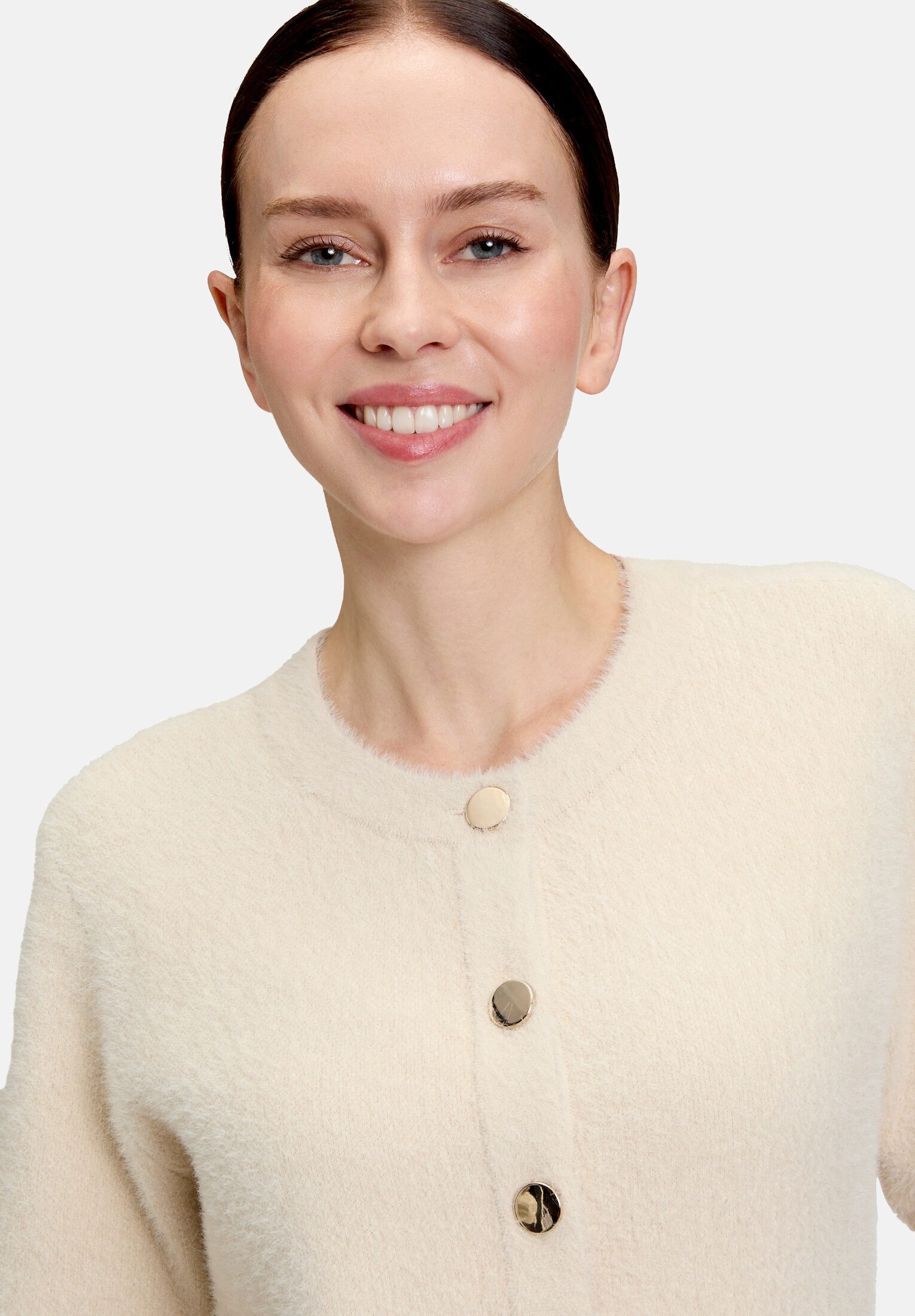 Betty Barclay Strickjacke Damen mit Knopfleiste (1-tlg)
