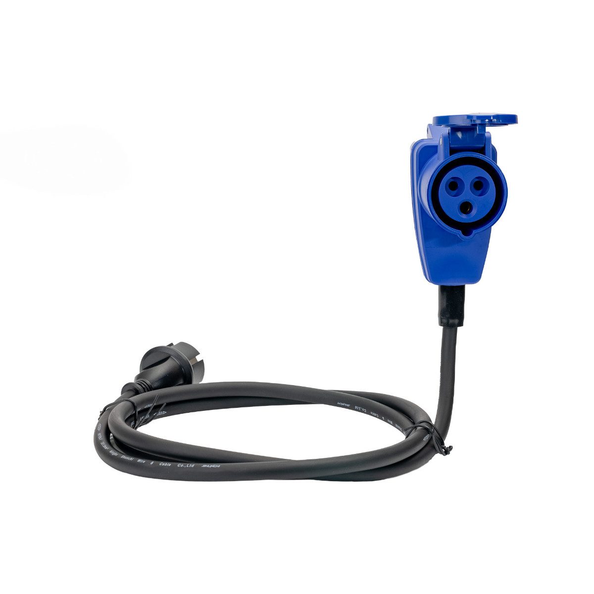 Platinet Schuko-Kupplung EV_EZ38, Schräger Kombi Adapter für schwer erreichbare Anschlüsse