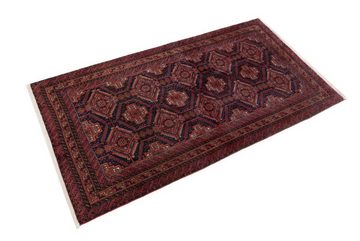 Orientteppich Belutsch 99x181 Handgeknüpfter Orientteppich / Perserteppich Läufer, Nain Trading, rechteckig, Höhe: 6 mm