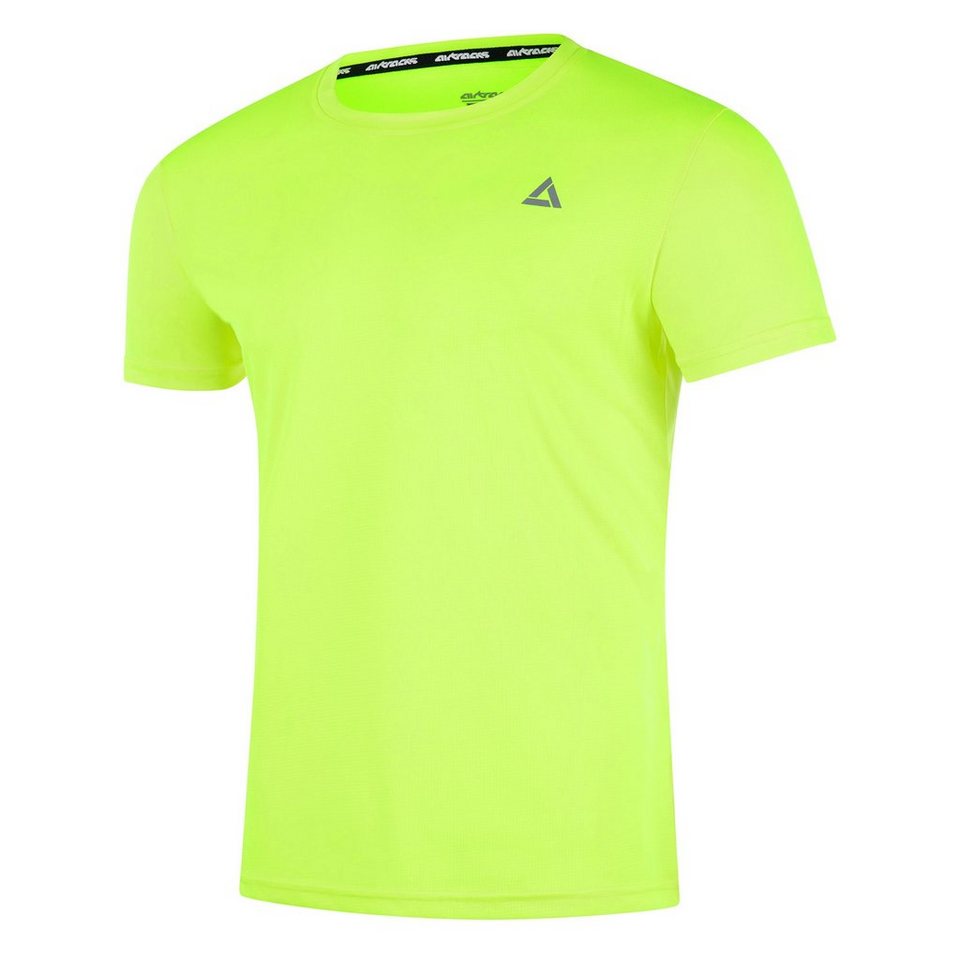 Funktionsshirt für Männer Running T-Shirt Schnelltrocknend Jogging Atmungsaktiv Airtracks Herren Laufshirt Kurzarm Comfort Line Fitness 