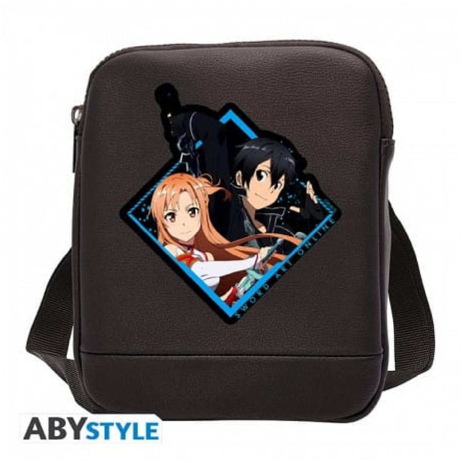 ABYstyle Messenger Bag SWORD ART ONLINE - Messenger Bag Asuna & Kirito - Vinyl Small Size