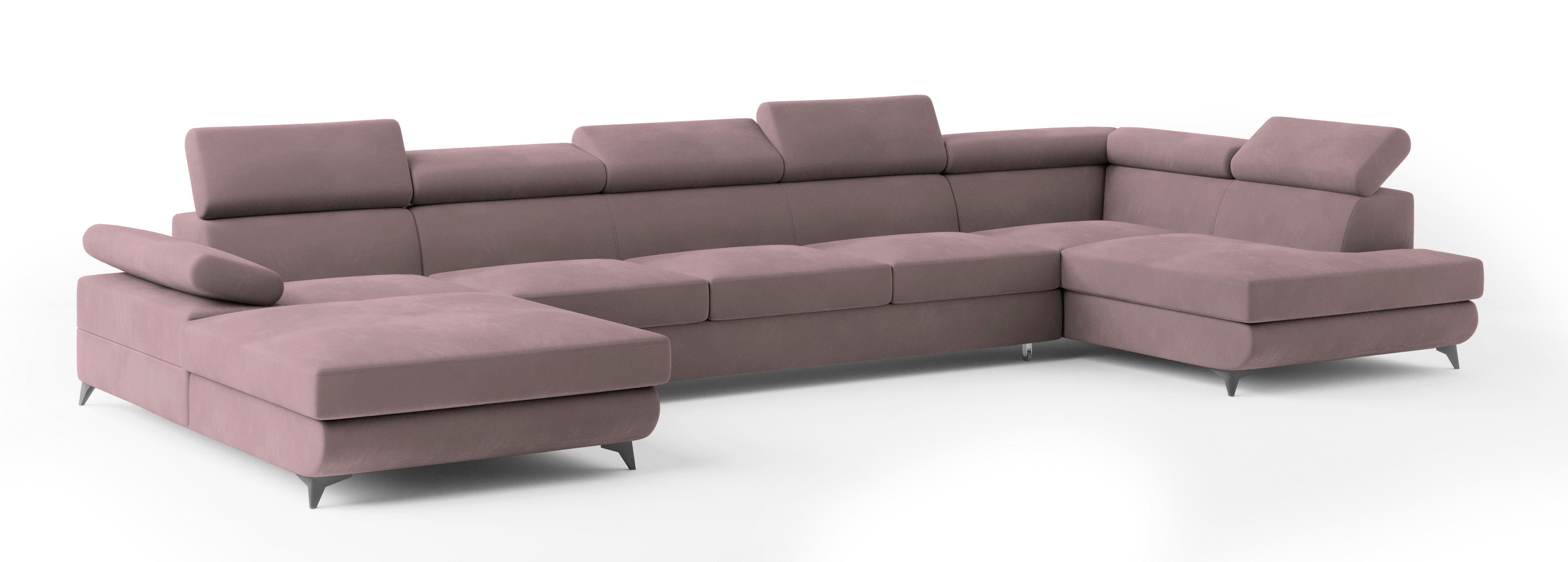 Masseno Ecksofa MONTIVA mit Schlaffunktion U-Form, günstig online kaufen