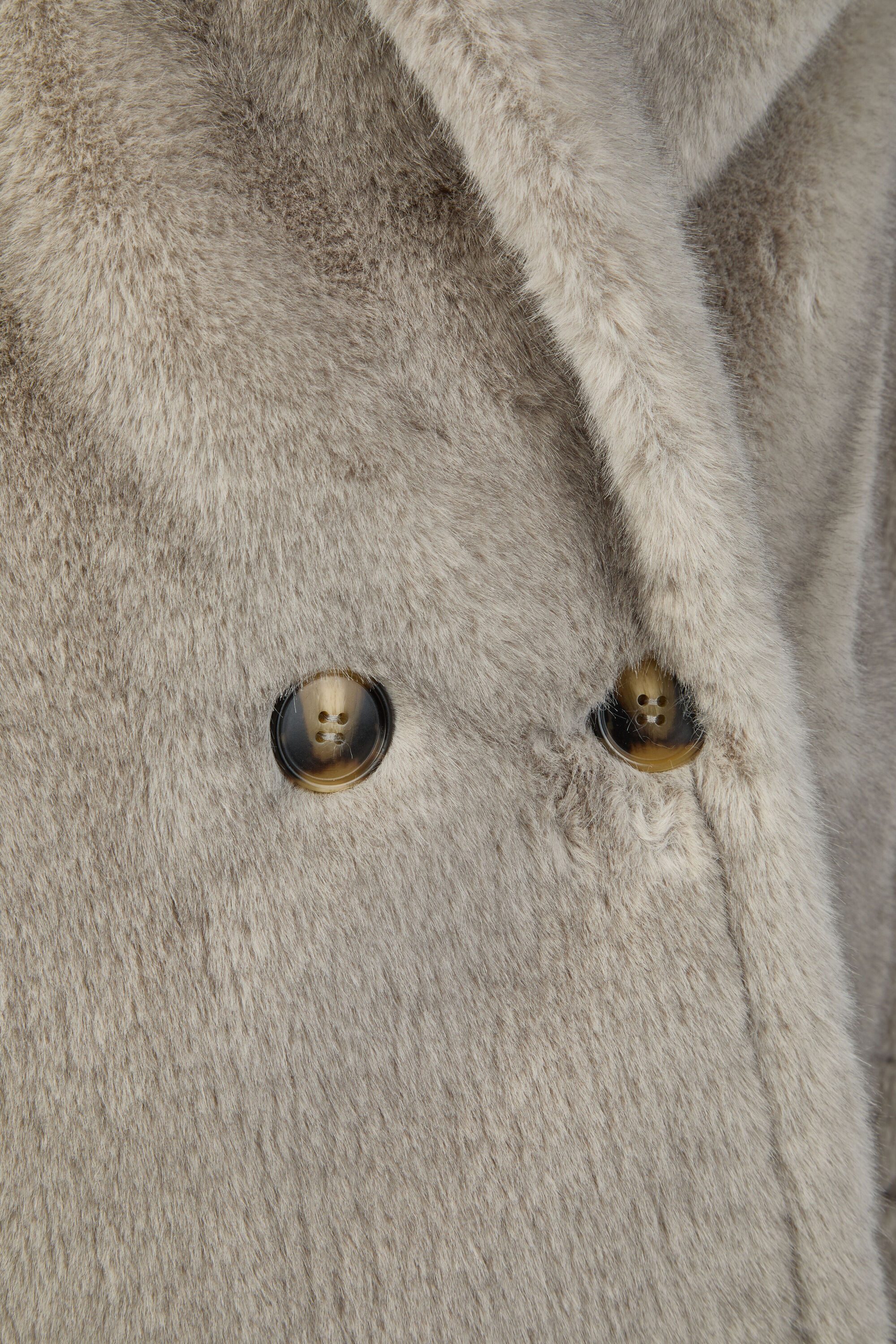White Label Winterjacke (1-St) aus softem Webpelz