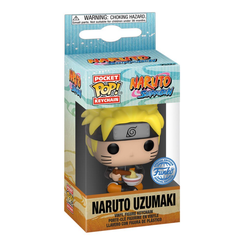 Funko Schlüsselanhänger Pocket POP! Naruto (with Naruto Shippuden Noodles) Uzumaki 