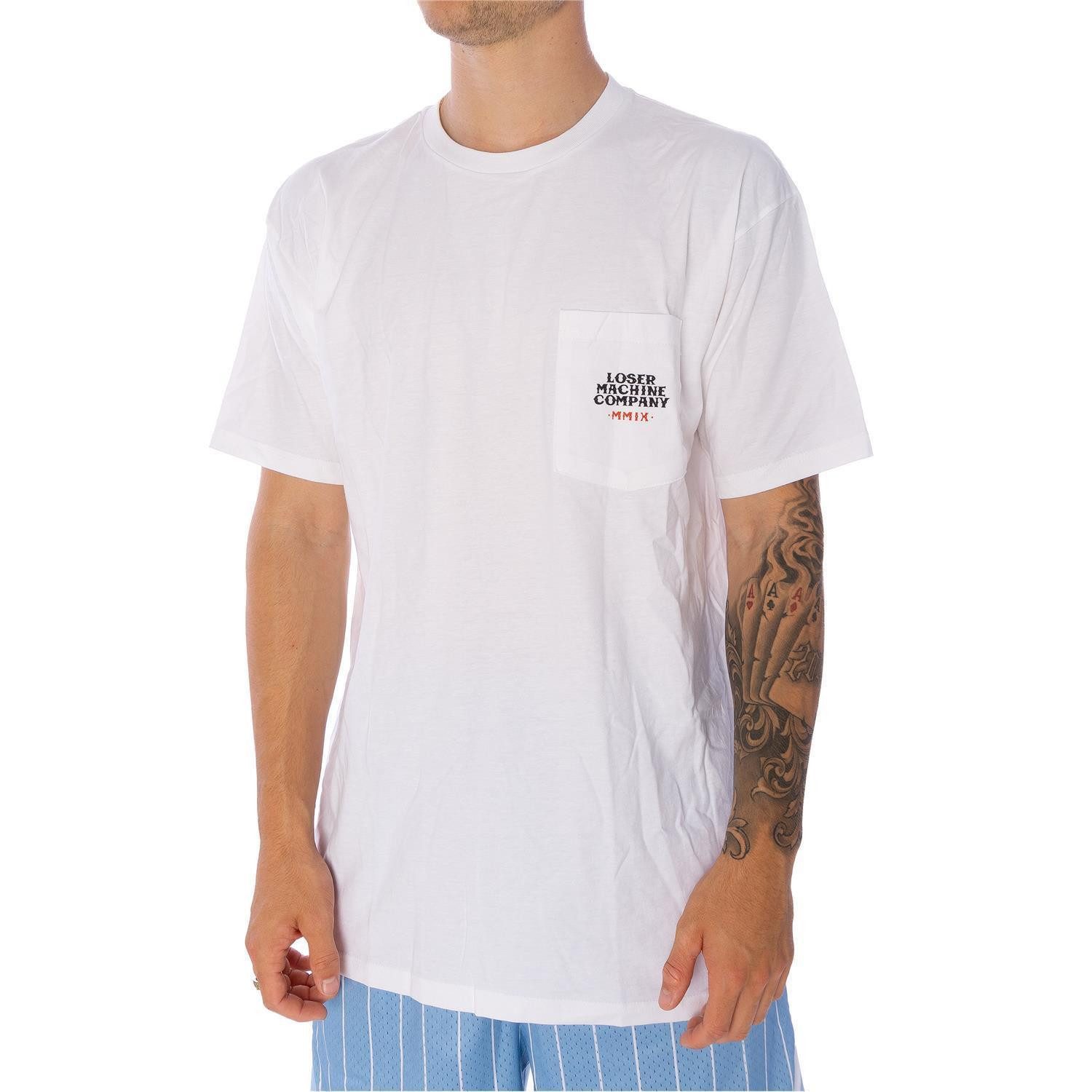 Loser Machine T-Shirt T-Shirt Loser Machine Haven´t Won (1-tlg) Großer "Loser Machine" Logo-Print auf der Rückseite