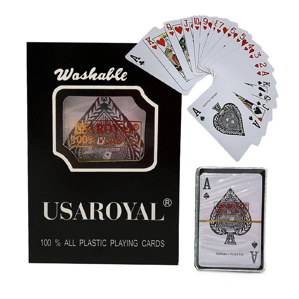 Spiel Beschichtetes Pokerkartendeck, Plastikkarten 54 tlg