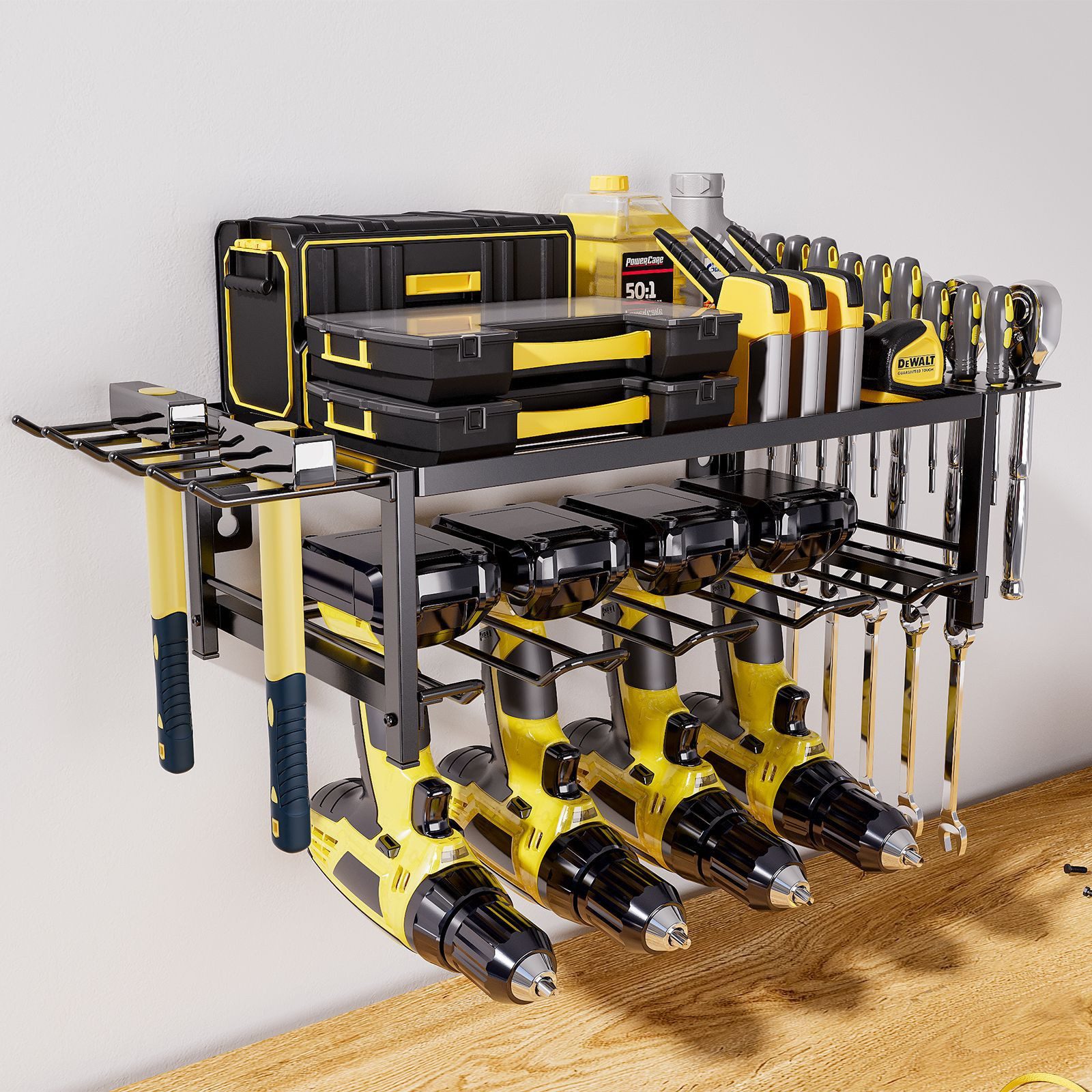 GarveeMore Werkzeughalter Power Tool Organizer Wandhalterung Garage Werkzeu günstig online kaufen