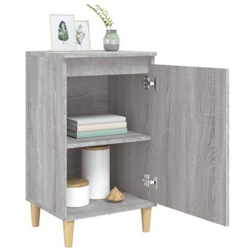 vidaXL Nachttisch Nachttische 2 Stk Grau Sonoma 40x35x70 cm Holz