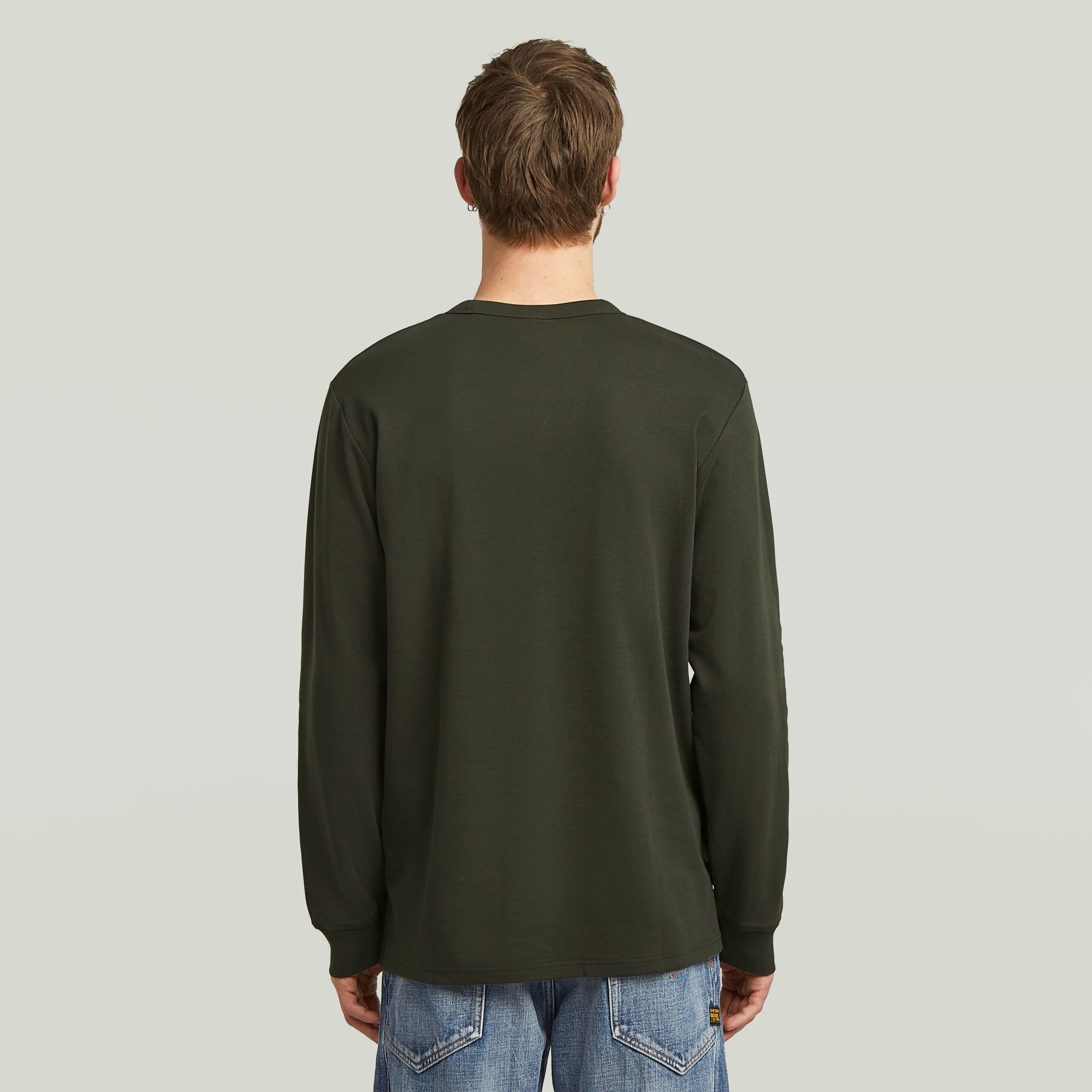 G-STAR Longsleeve Nifous R mit geripptem günstig online kaufen