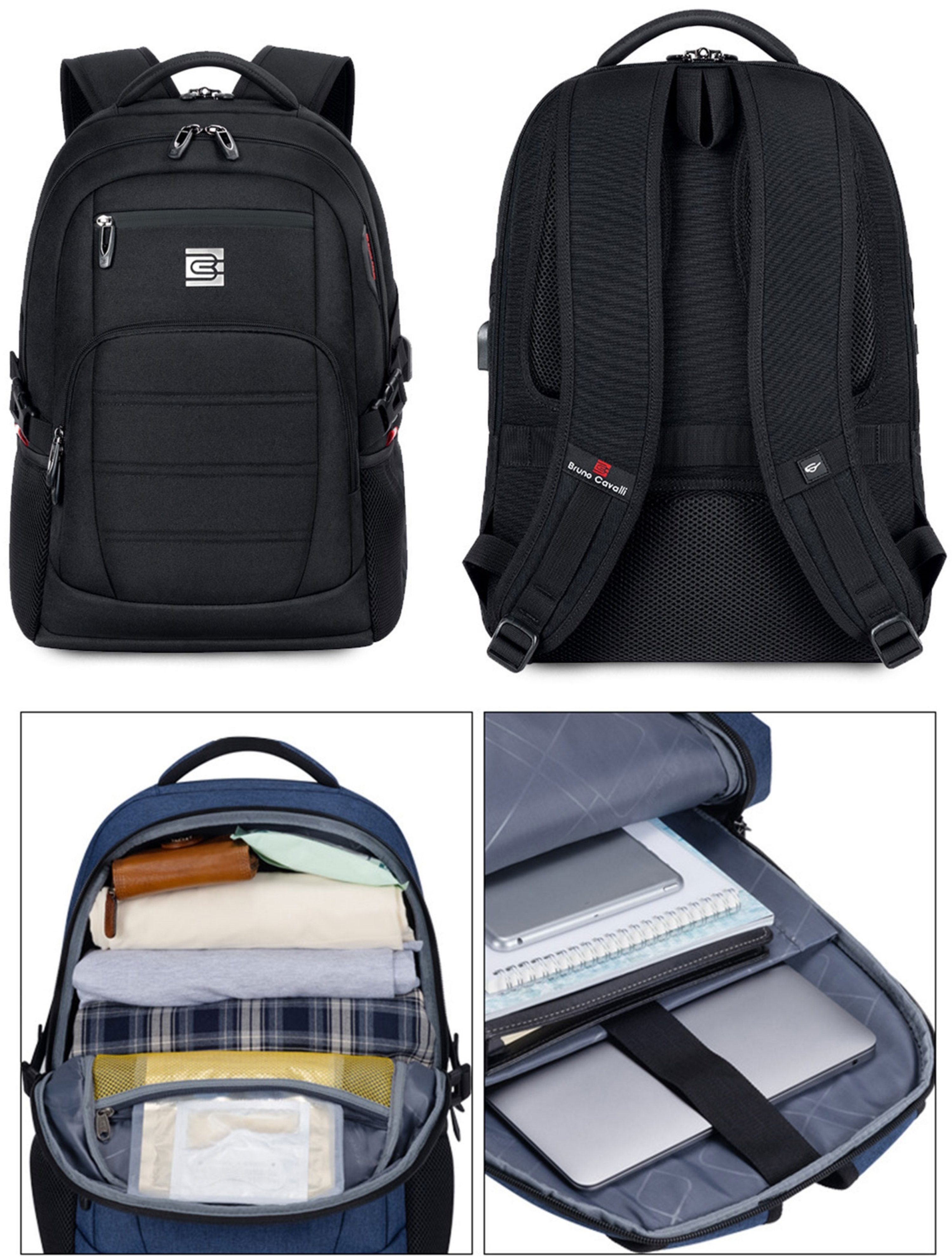 OKWISH Laptoprucksack Schulrucksack Wasserbeständig Laptoptasche Business günstig online kaufen