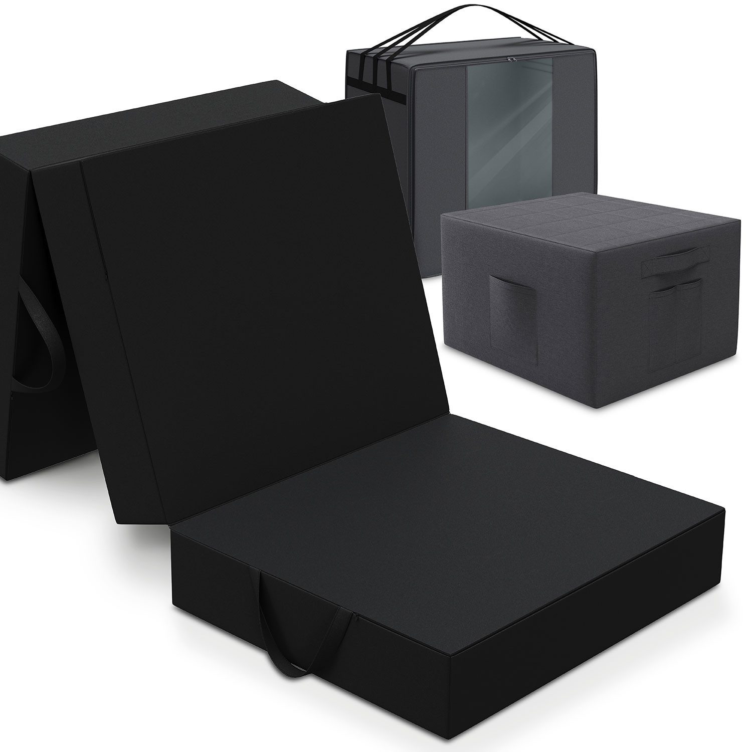 Klappmatratze Spar-Set inkl. Husse & Transporttasche, ELONEO, 15 cm hoch, versch. Größen & Цвета(ов)