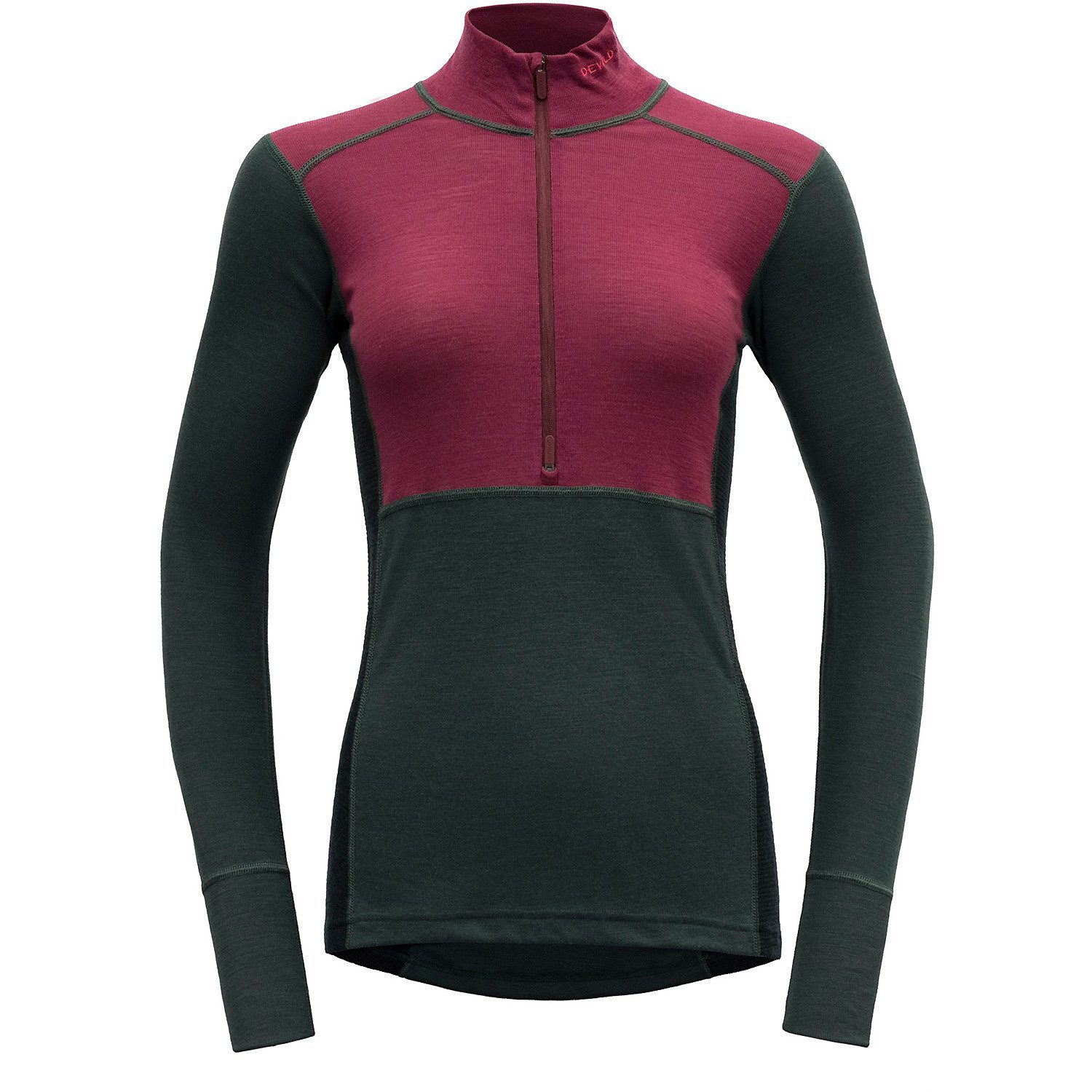 Devold Longsleeve Rollkragen m. RV W LAUPARENMERINO 190 ZIP NECK