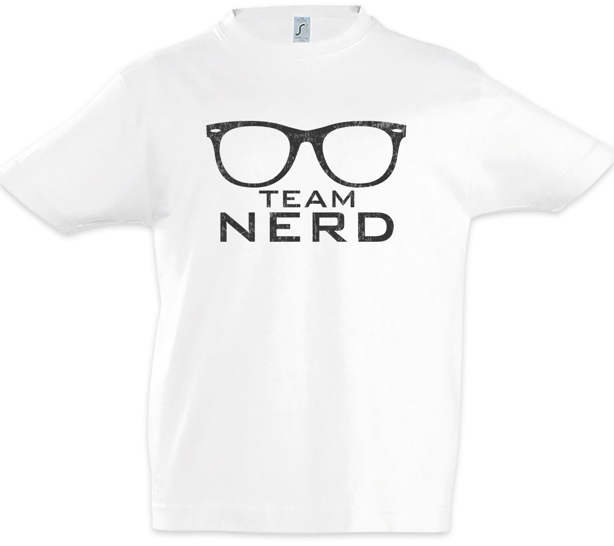 Print-Shirt Team Nerd Kinder T-Shirt Geek Freak Gamer Informatiker Programmierer