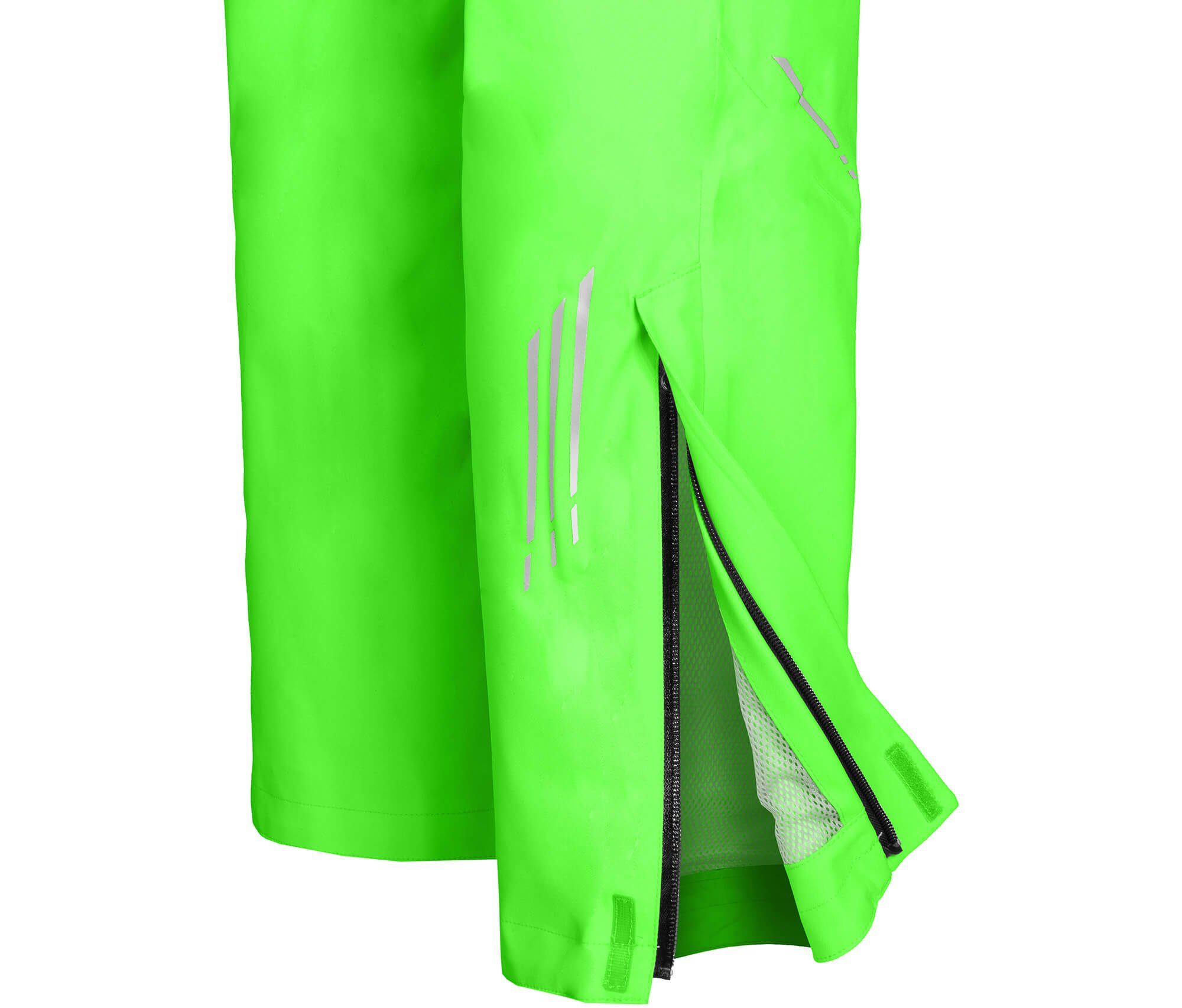Bergson Regenhose SEETH Herren (Über) Gecko Regenhose, grün Wassersäule, mm recycelt, Normalgrößen, Netzfutter, 20000