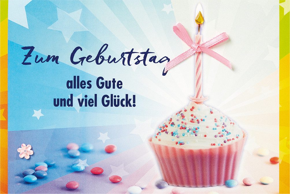 Grußkarten Geburtstag - PopUp-Card - Klappkarte mit 3D-Innenleben - Grußkarte